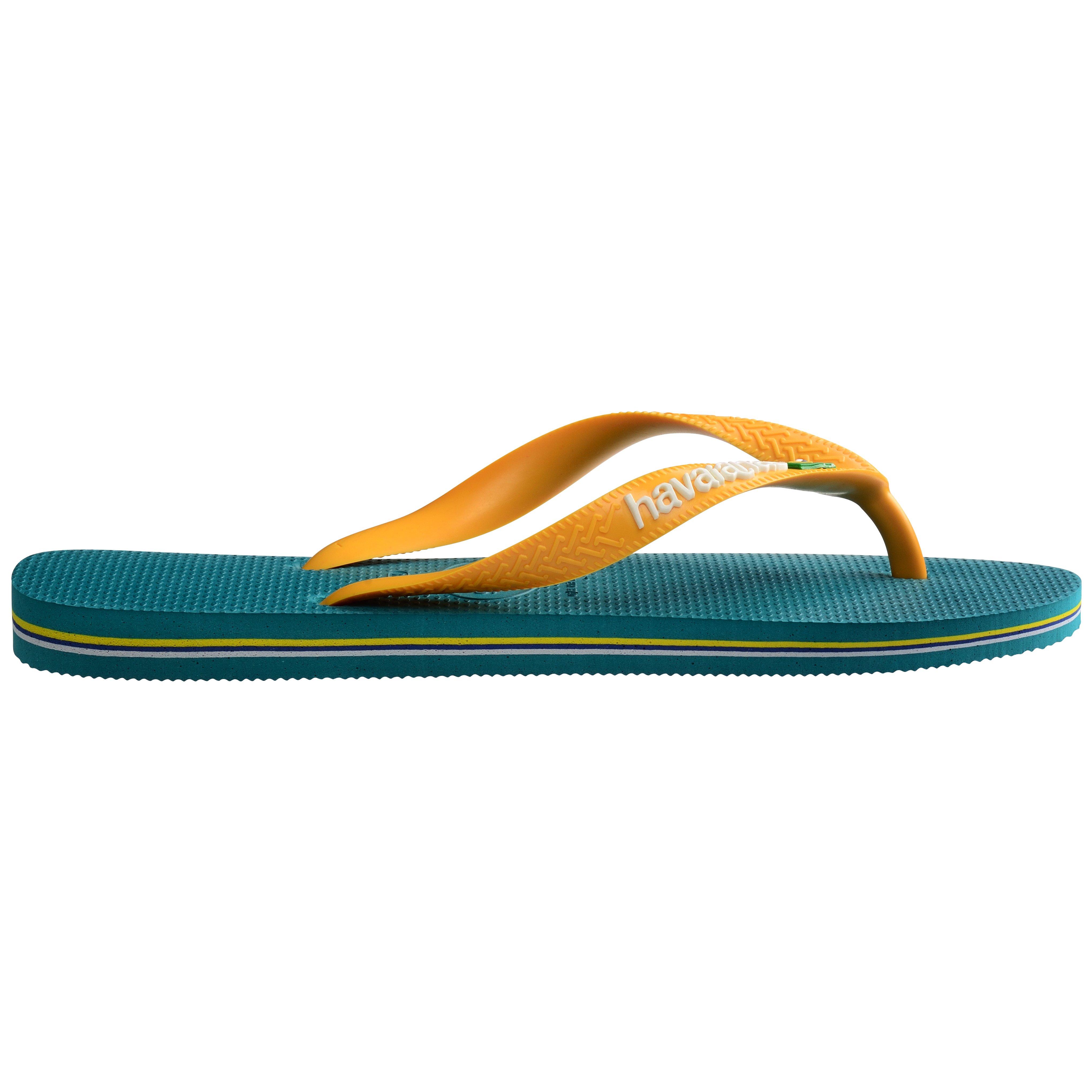 Vibe Groen - Havaianas - Hav. Brasil Logo Vibe Green 35/36 Flip Flops Womens - 1
