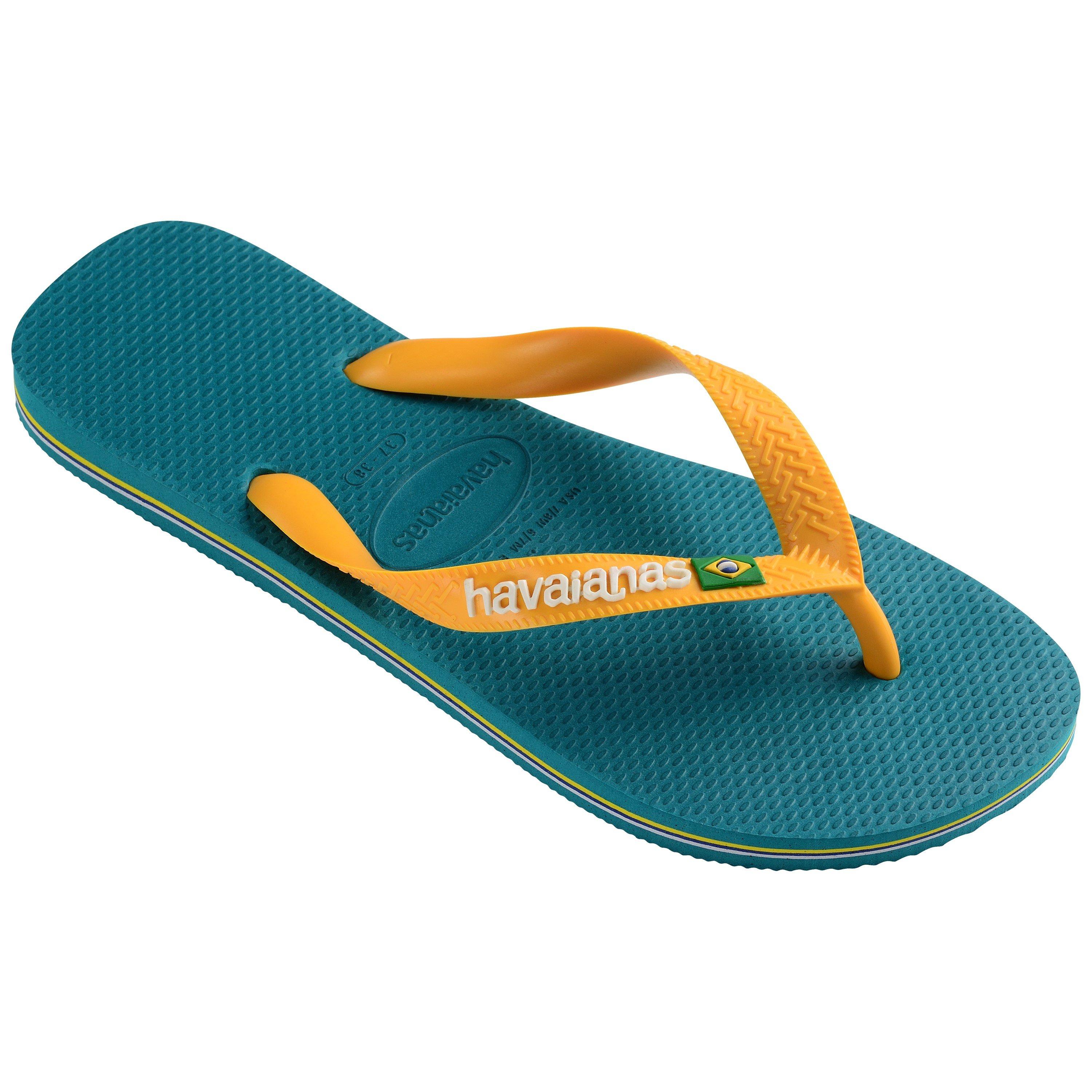 Vibe Groen - Havaianas - Hav. Brasil Logo Vibe Green 35/36 Flip Flops Womens - 2