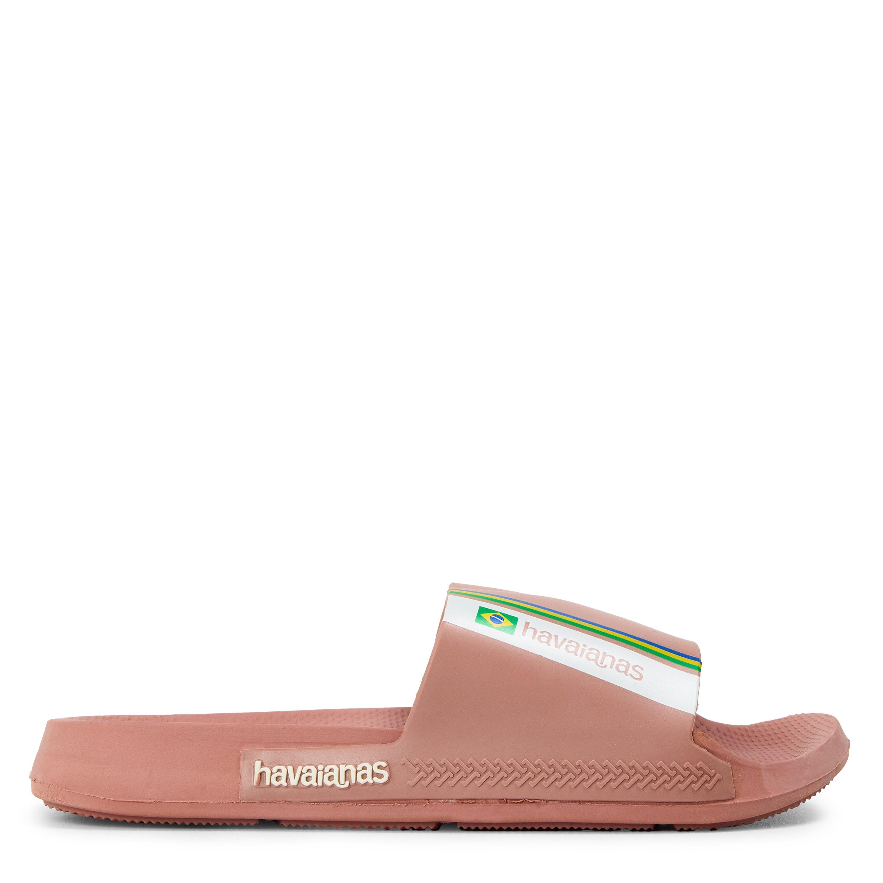 Havaianas Women's Hav. Slide Brasil 37/38 Flip Flops Crocus Rose - 5