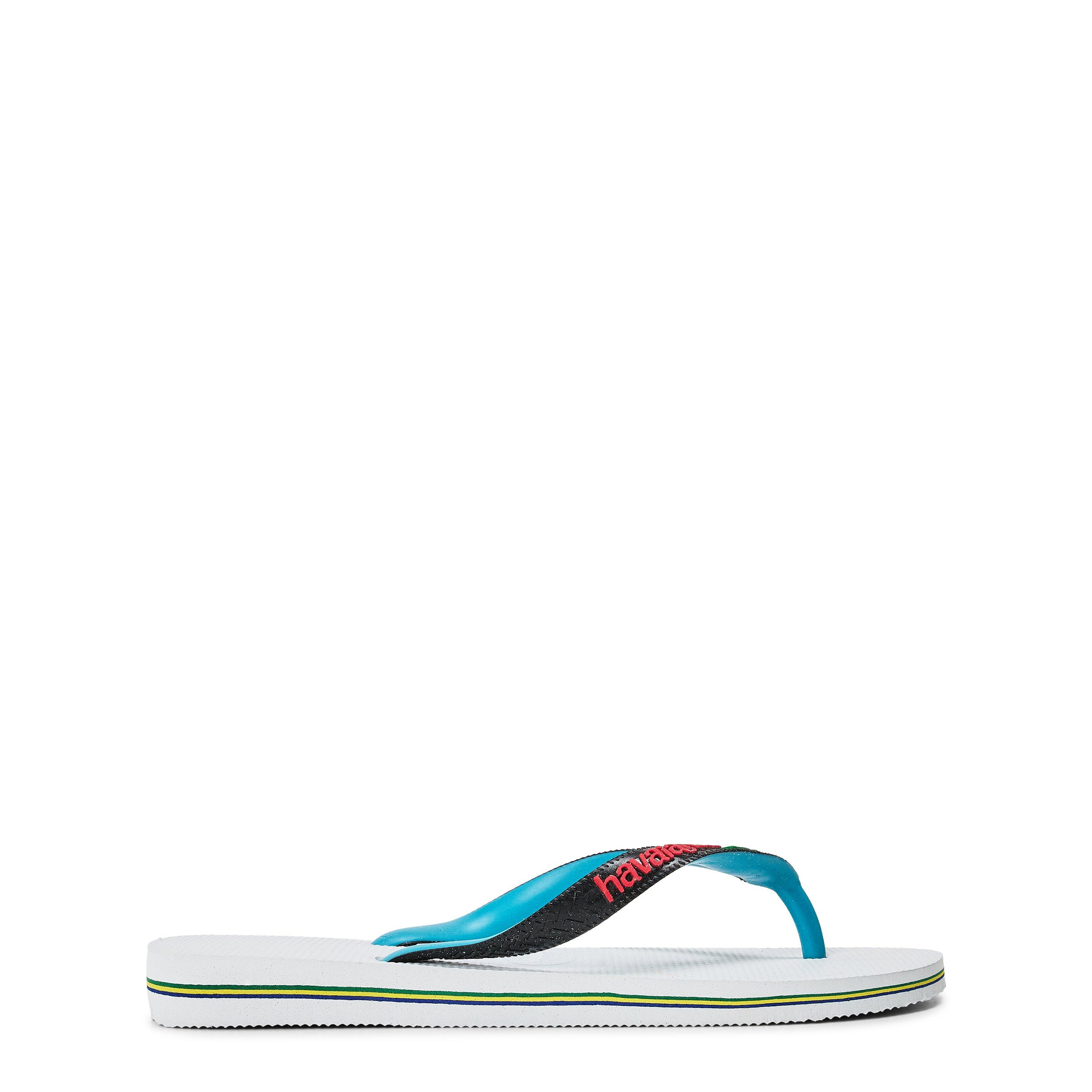 Havaianas Women's Hav. Brasil Mix 35/36 Flip Flops White/Black - 3/4