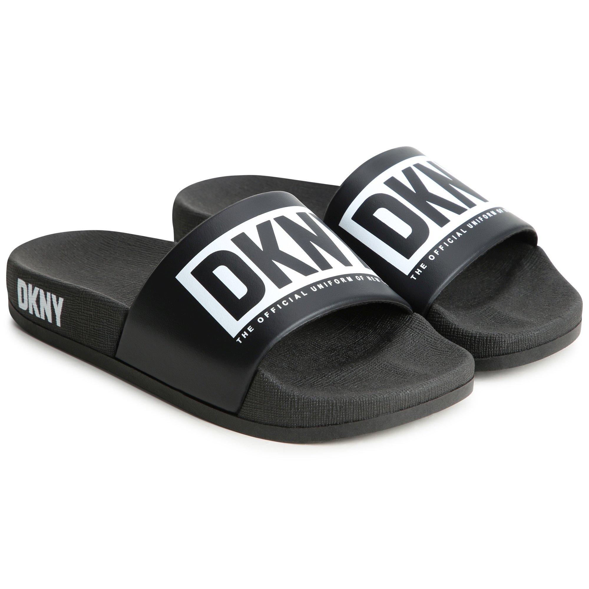Black 09B - DKNY - Kids' Pool Sliders - 2