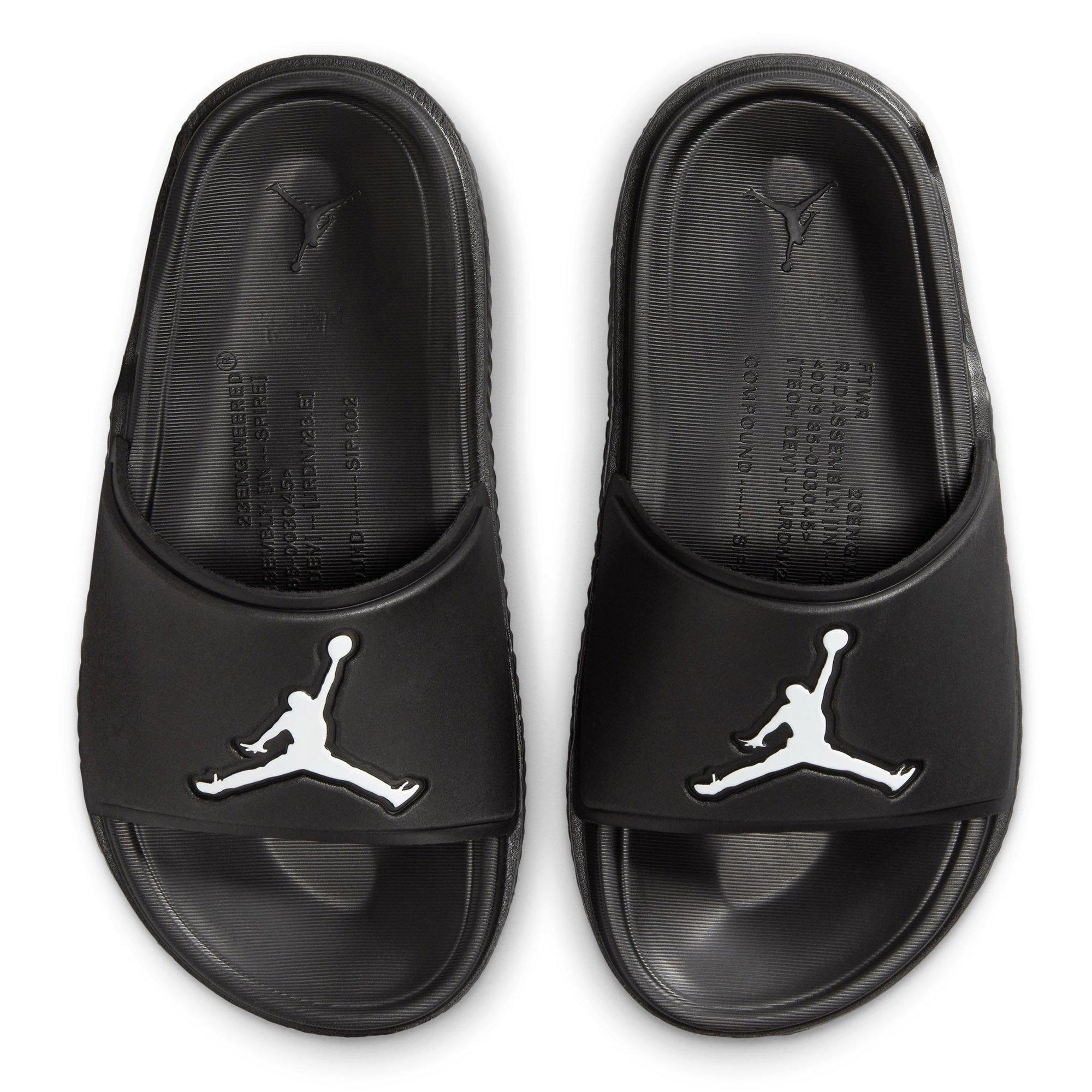 Black/White - Nike - Jordan Jumpman Juniors Slide Sandals - 1