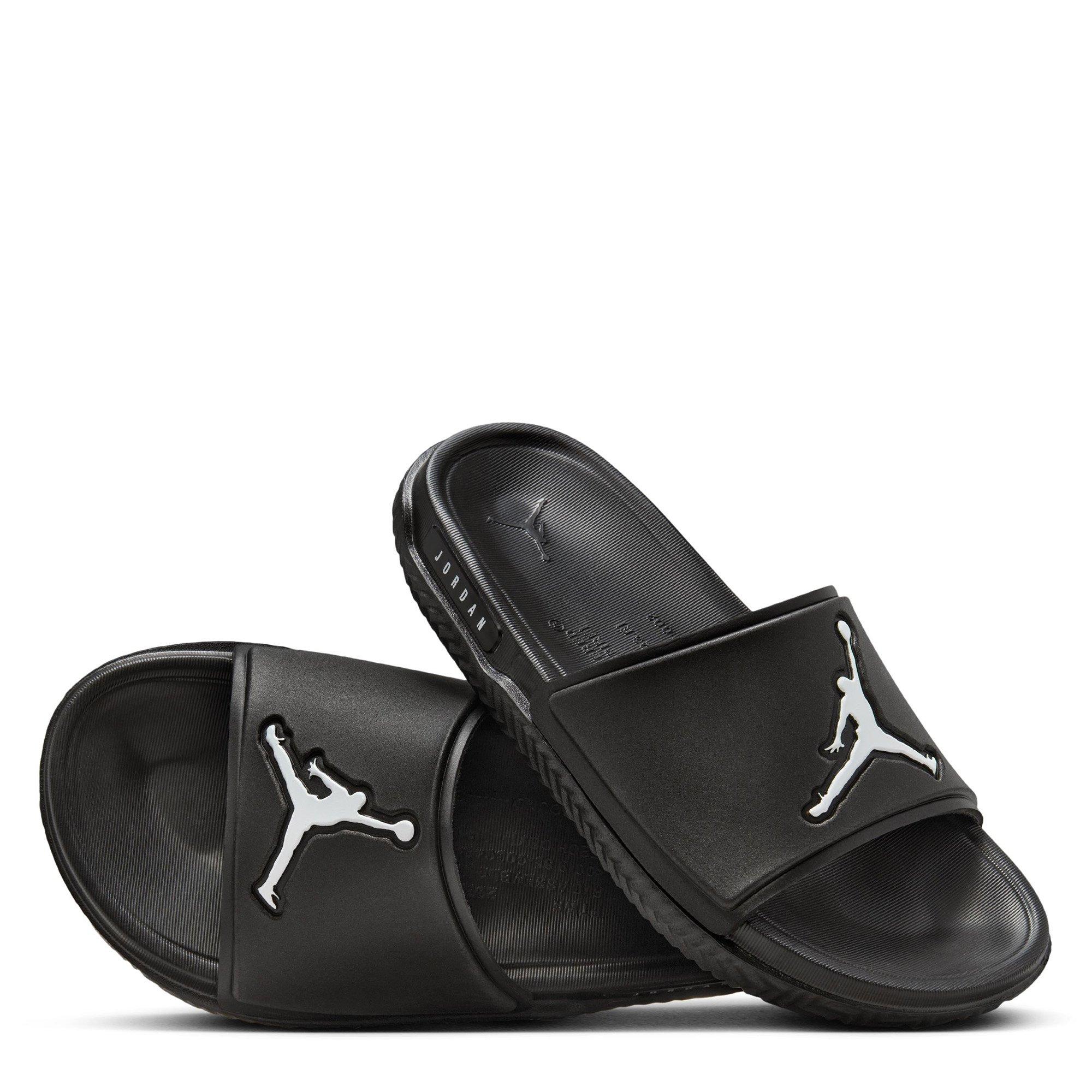 Black/White - Nike - Jordan Jumpman Juniors Slide Sandals - 5