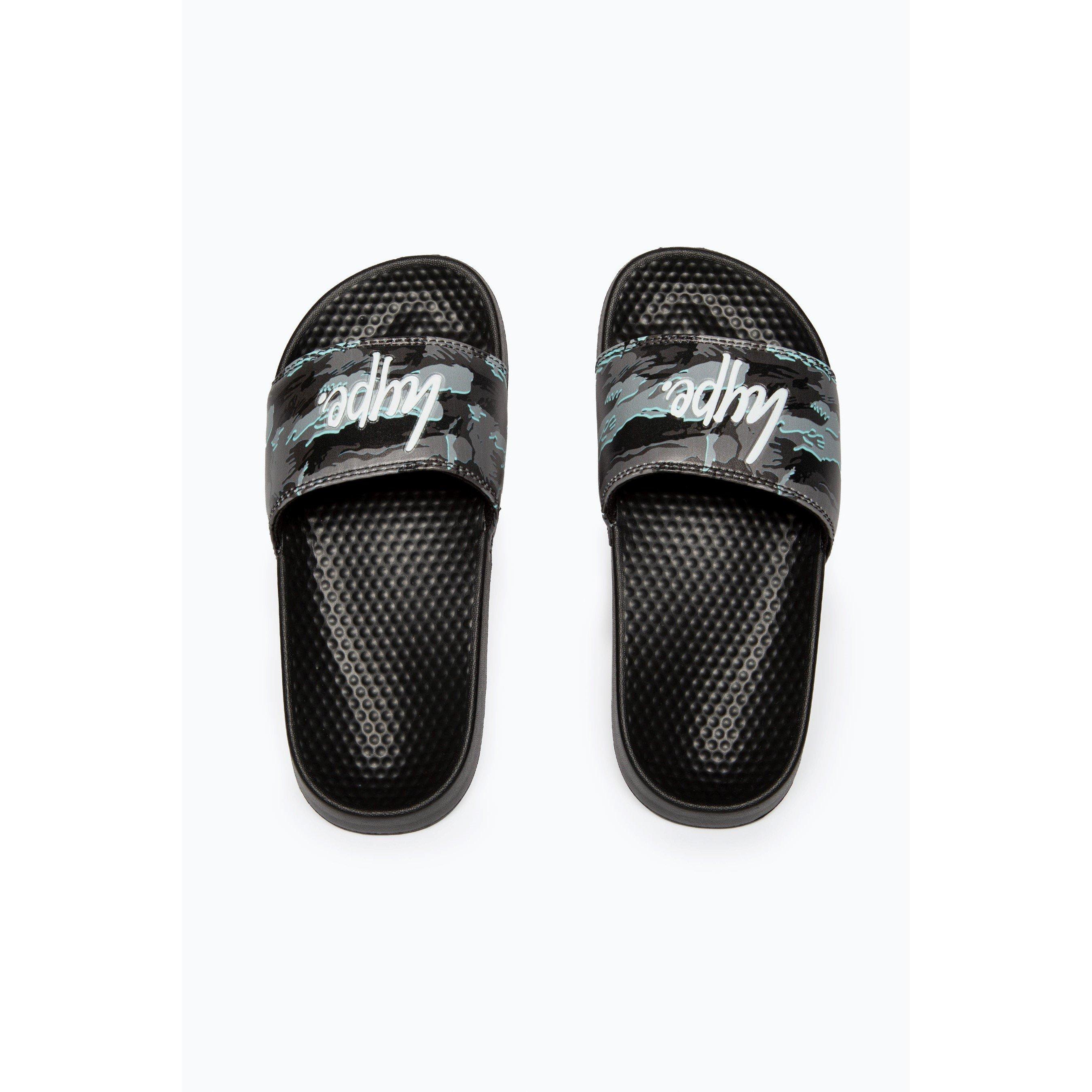 Multi - Hype - Kids' Gloom Camo Pool Slider - 6