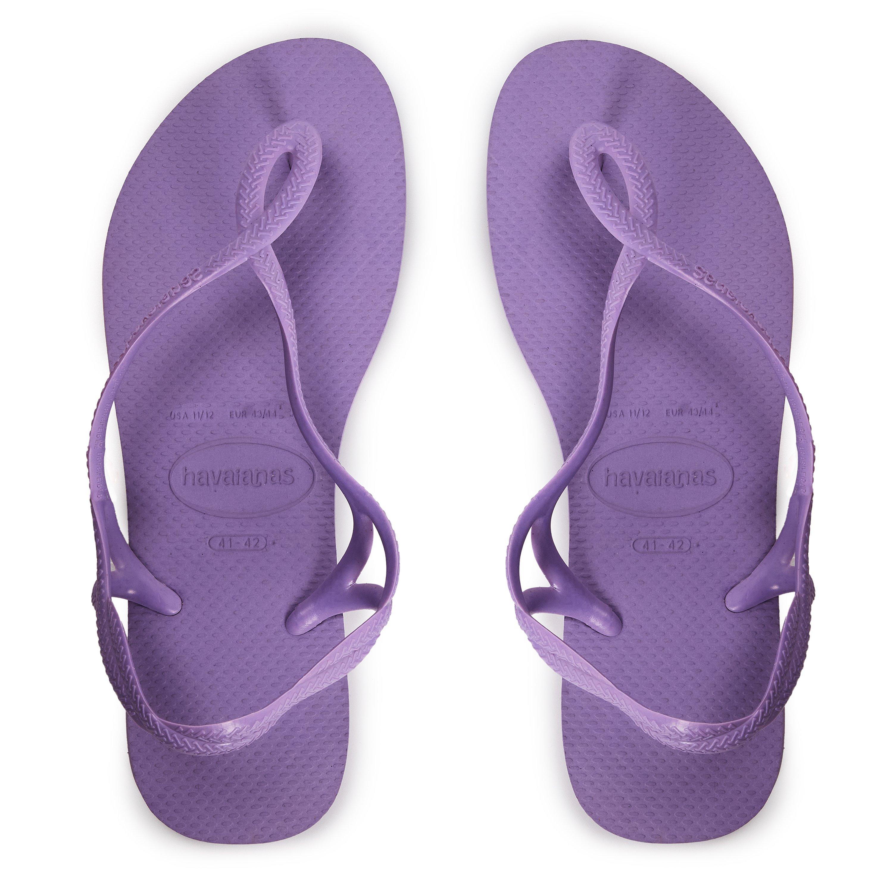 Prisma Purple - Havaianas - Hav. Luna Prisma Purple 41/42 Flip Flops Womens - 4