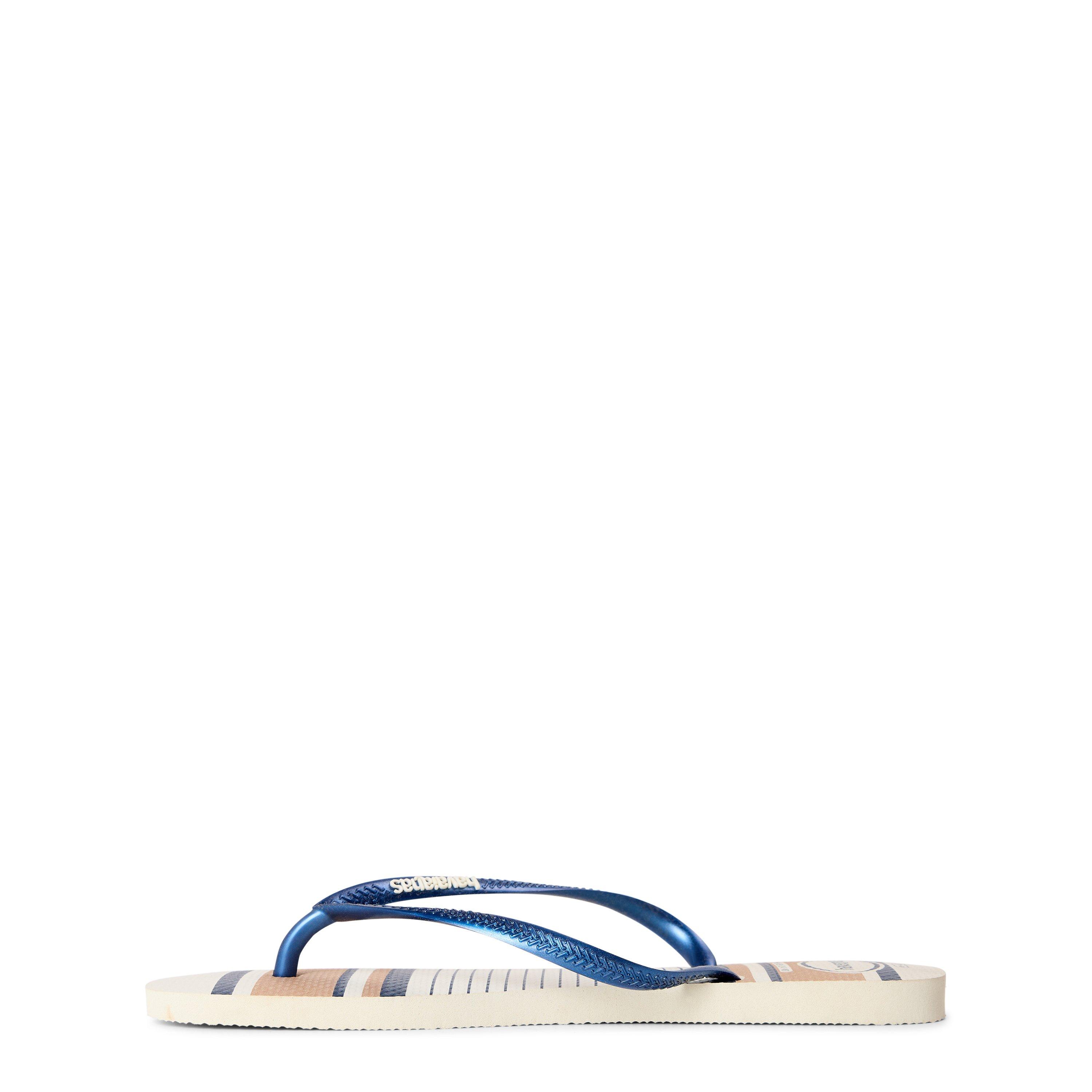 Weiß/Marineblau - Havaianas - Havaianas Slim Print Ld99 - 2