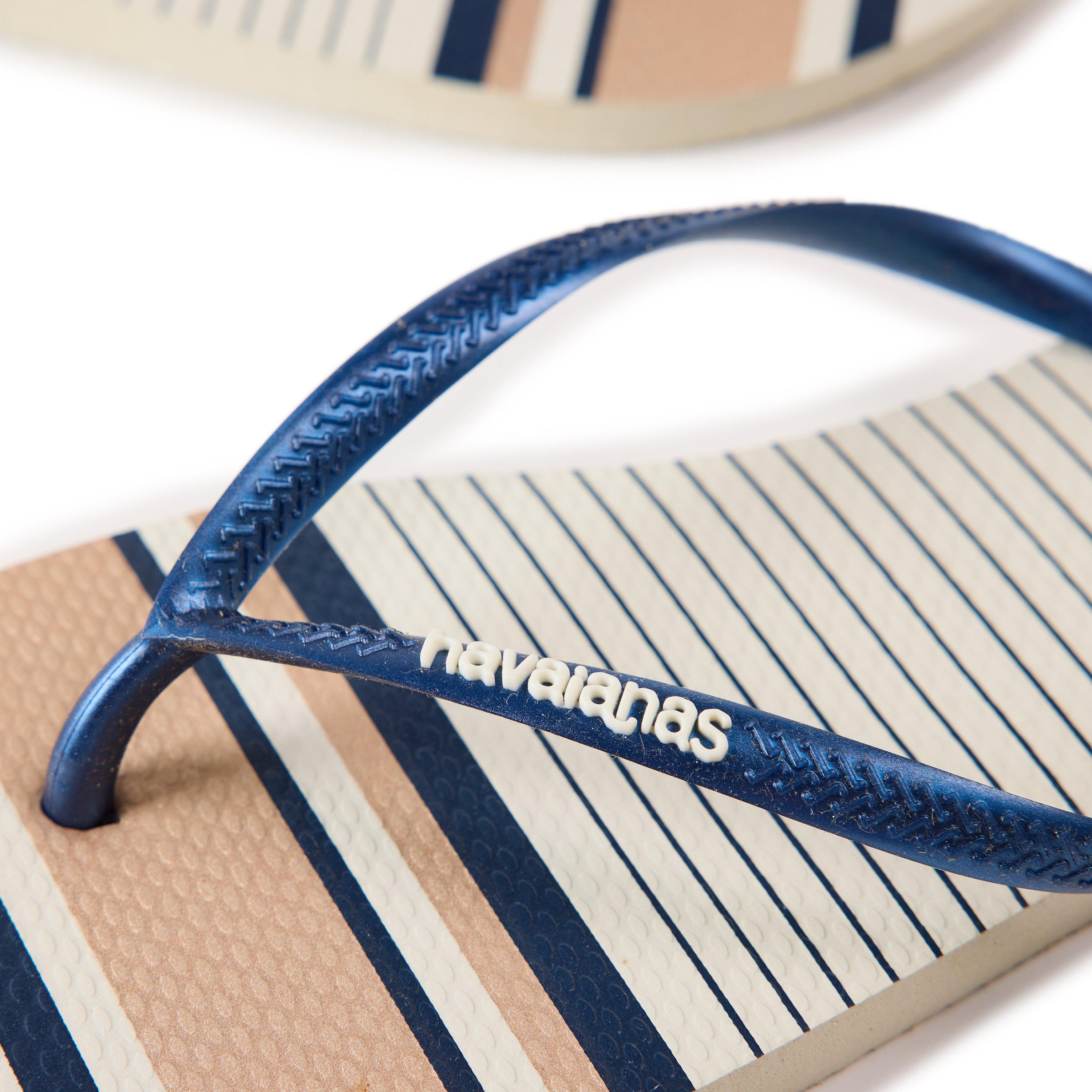 Weiß/Marineblau - Havaianas - Havaianas Slim Print Ld99 - 3