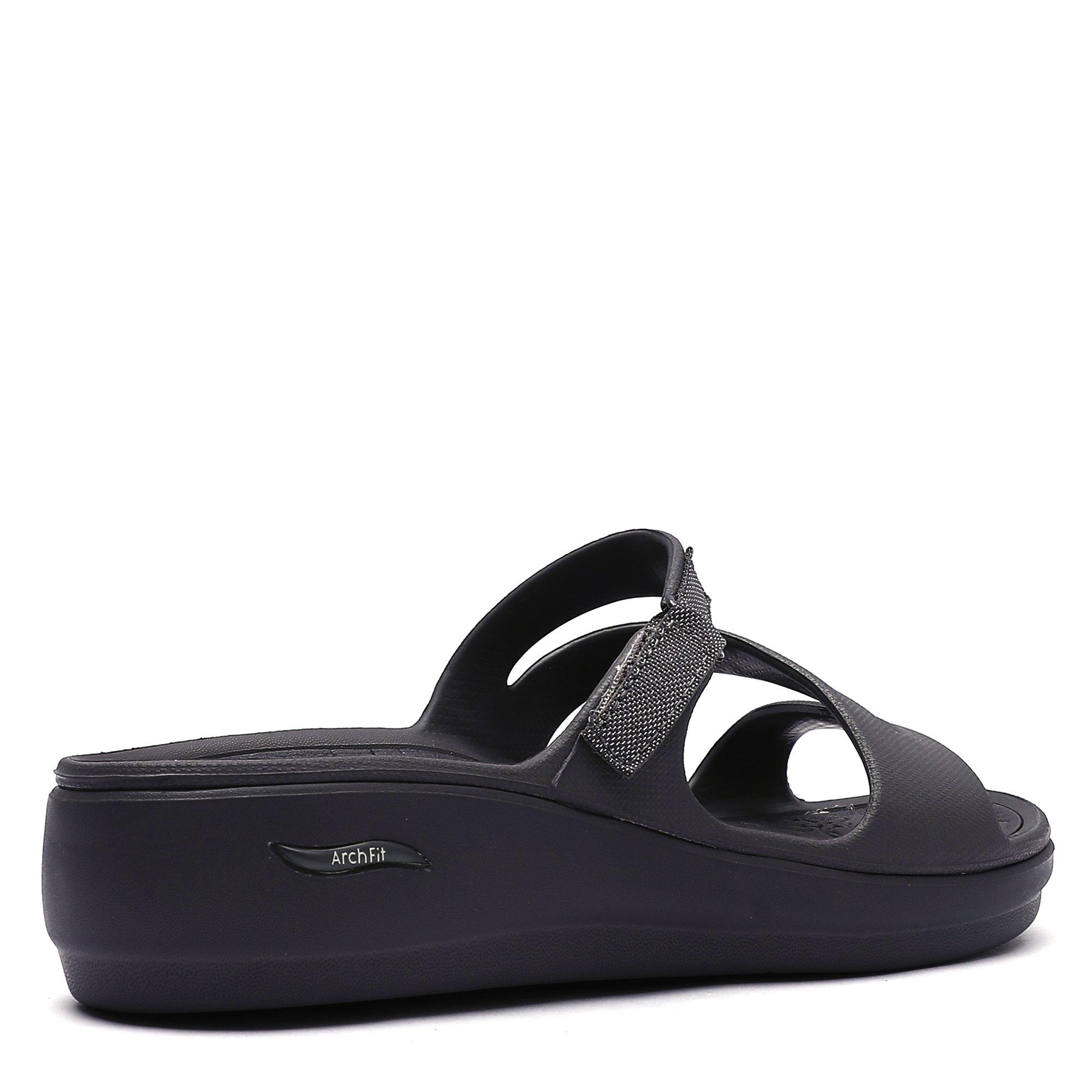 DARK GREY - Skechers - Pool Shoes Womens - 6
