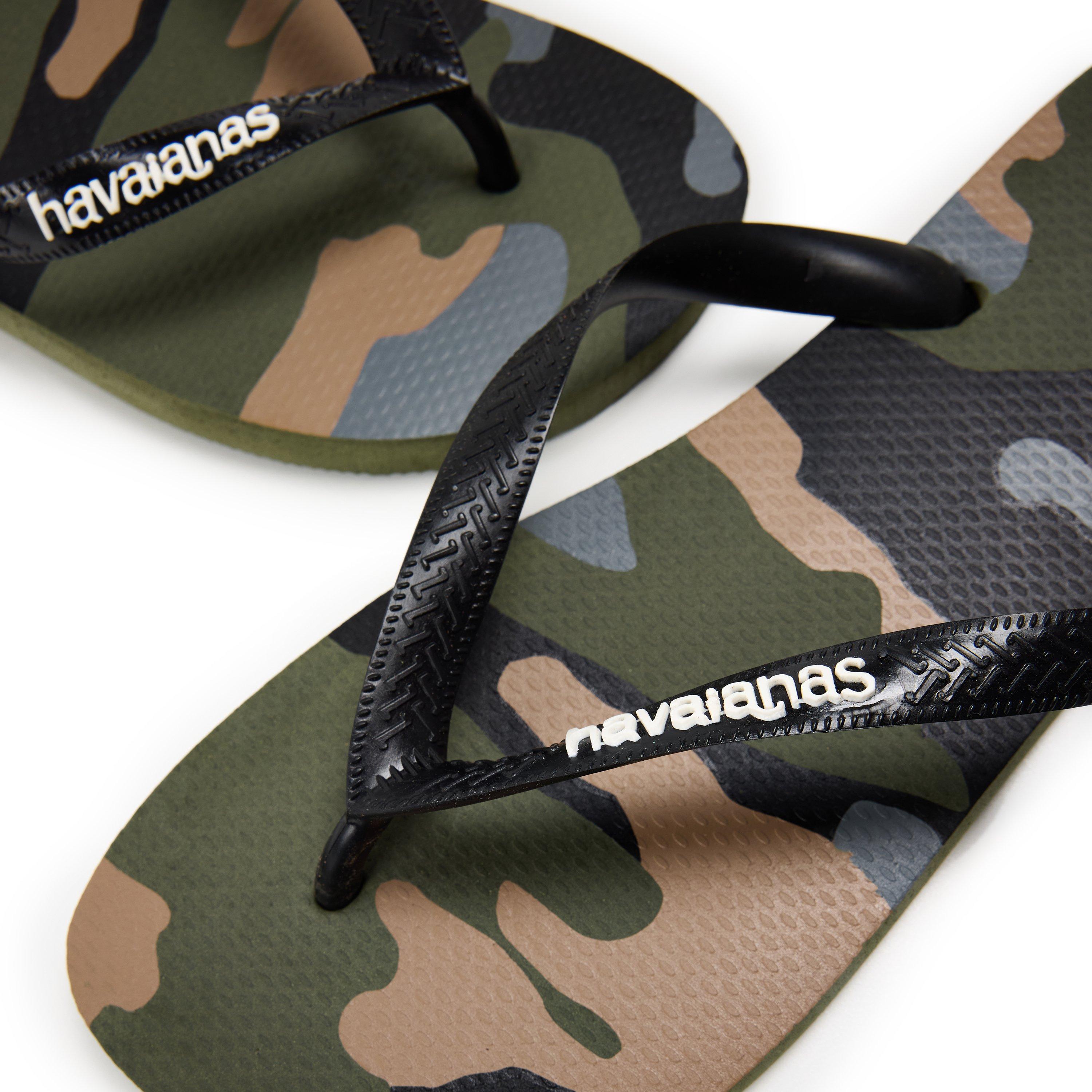 Green - Havaianas - Women's Camouflage Green Flip Flops - 3