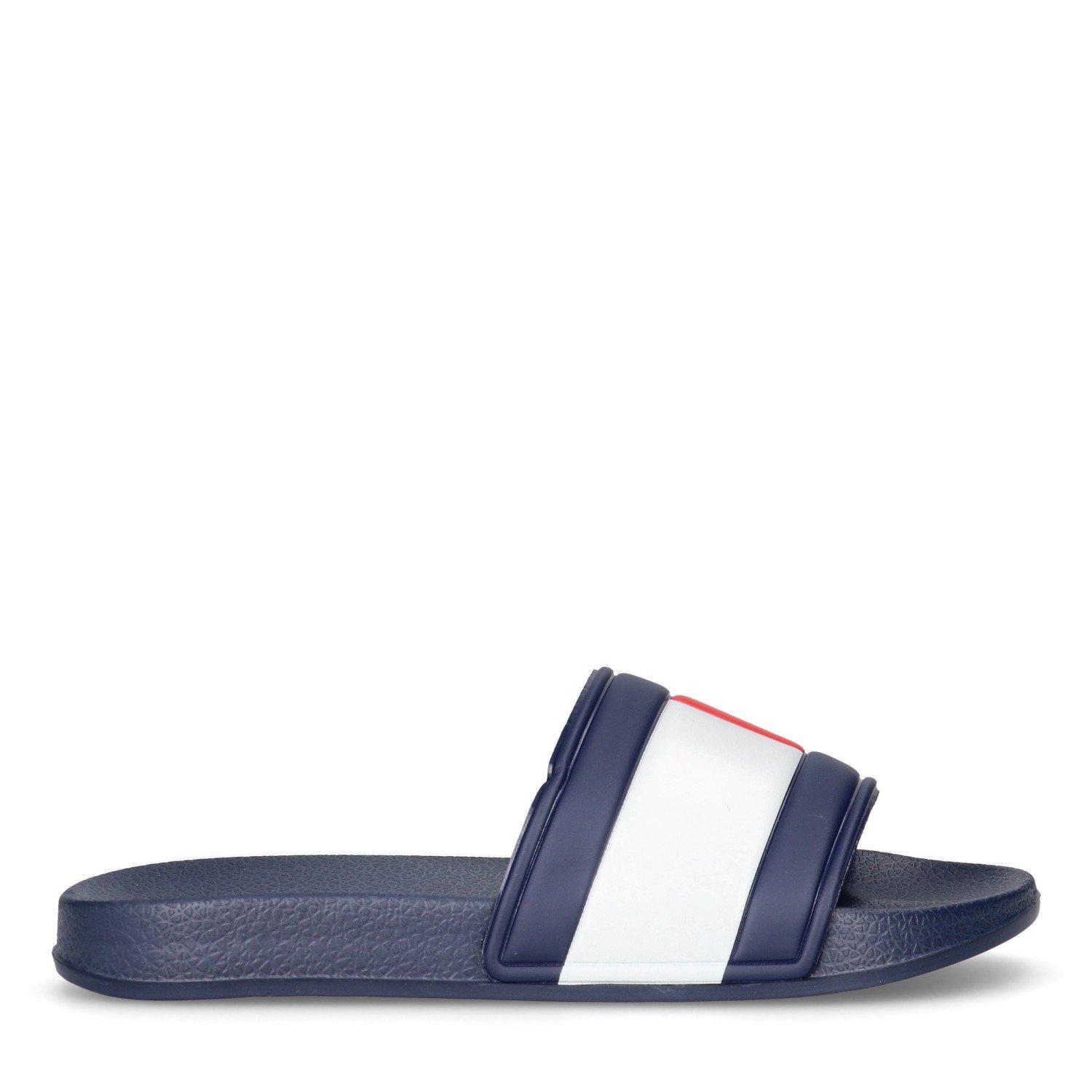 Marineblau - Tommy Hilfiger - Kids' Flag Sliders - 1