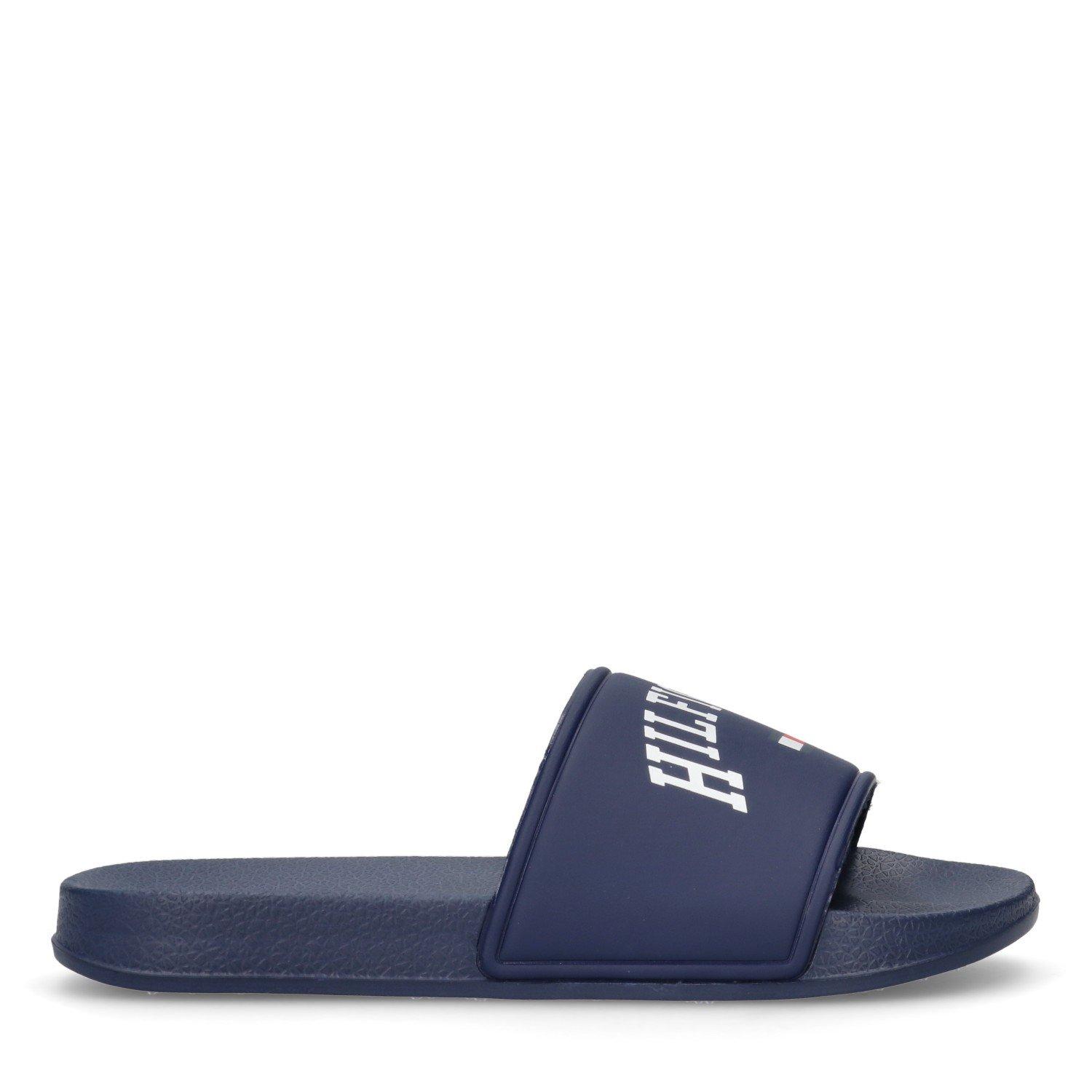 Marineblau - Tommy Hilfiger - Kids' Slip-On Cushioned Pool Sliders - 1