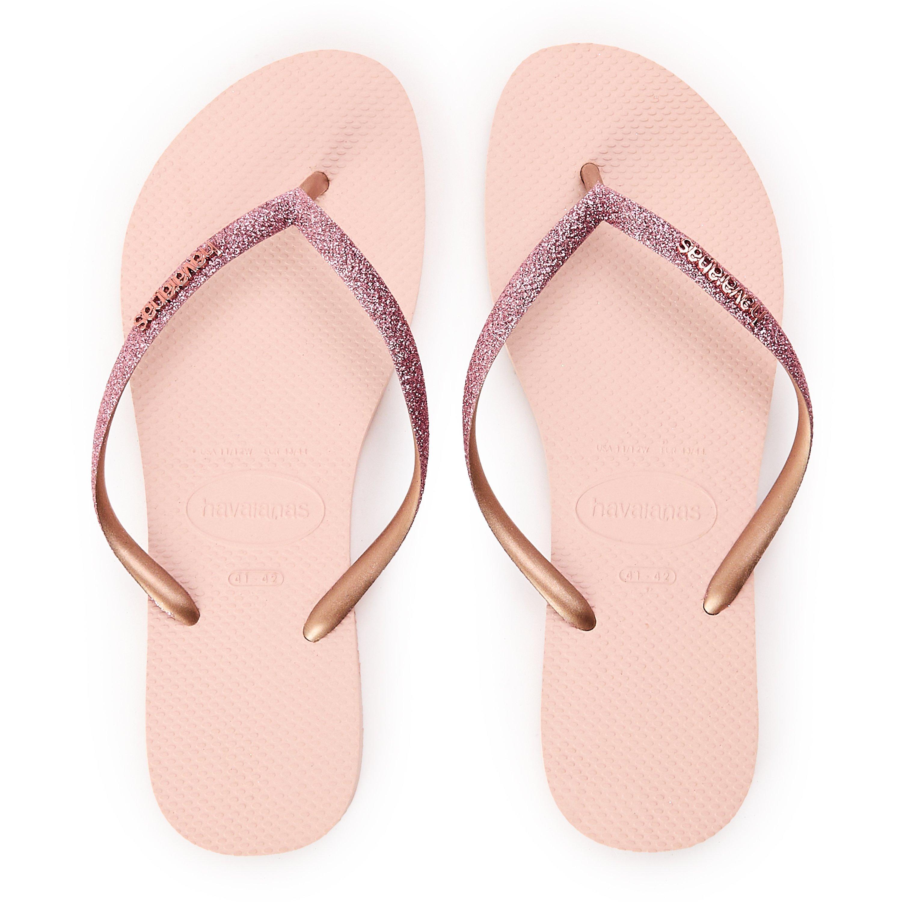 Balletroze - Havaianas - Hav. Slim Glitter Ballet Rose 35/36 Flip Flops Womens - 4