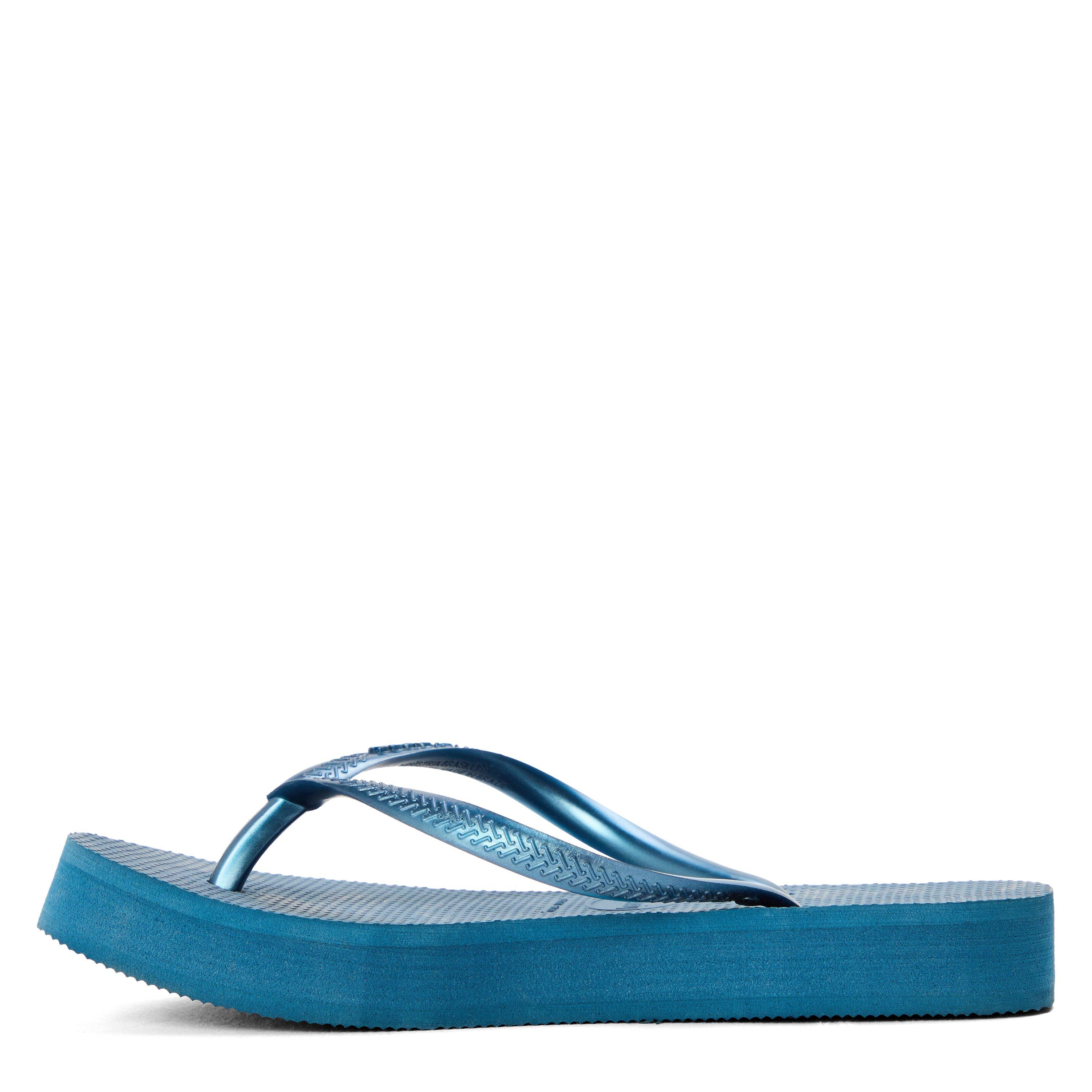 Comodo Blu - Havaianas - Hav. Slim Flatform Comfy Blue 41/42 Flip Flops Womens - 2