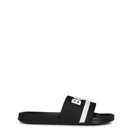 Boss Kids Logo Sliders with Logo Design Sandals
