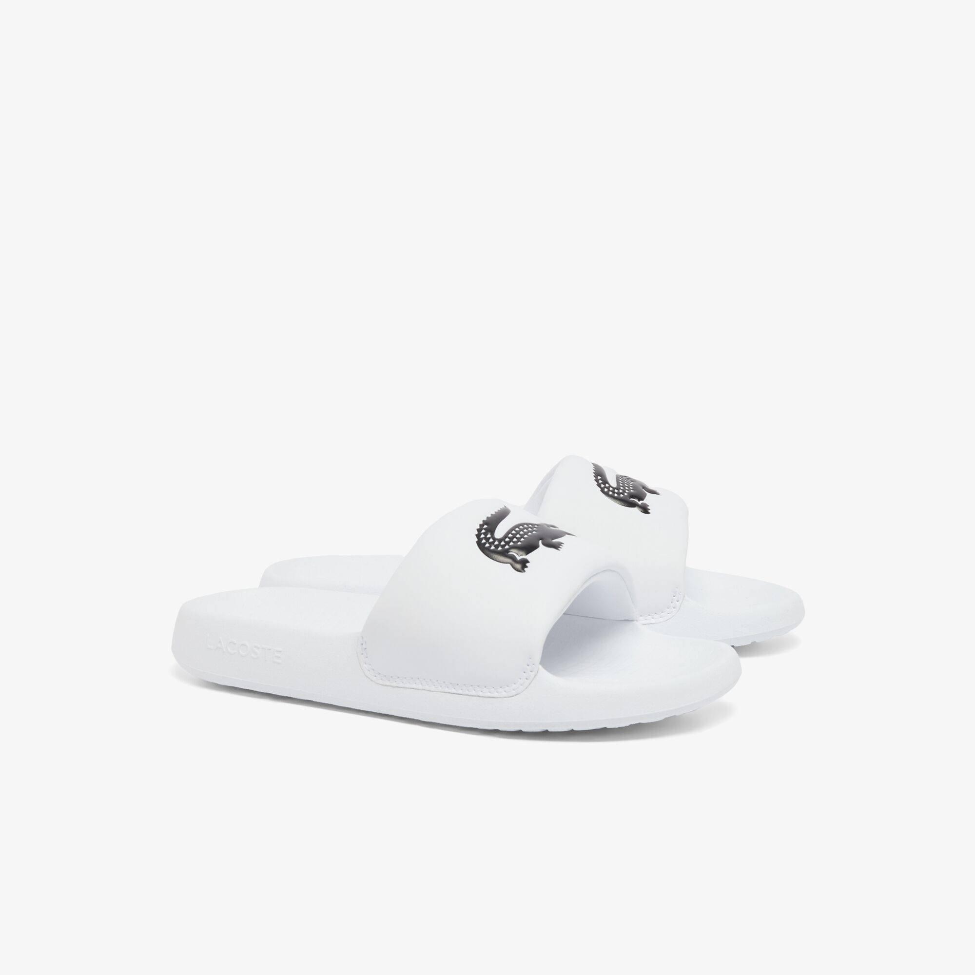Bianco/Nero 147 - Lacoste - Kids' Pool Sliders - 1