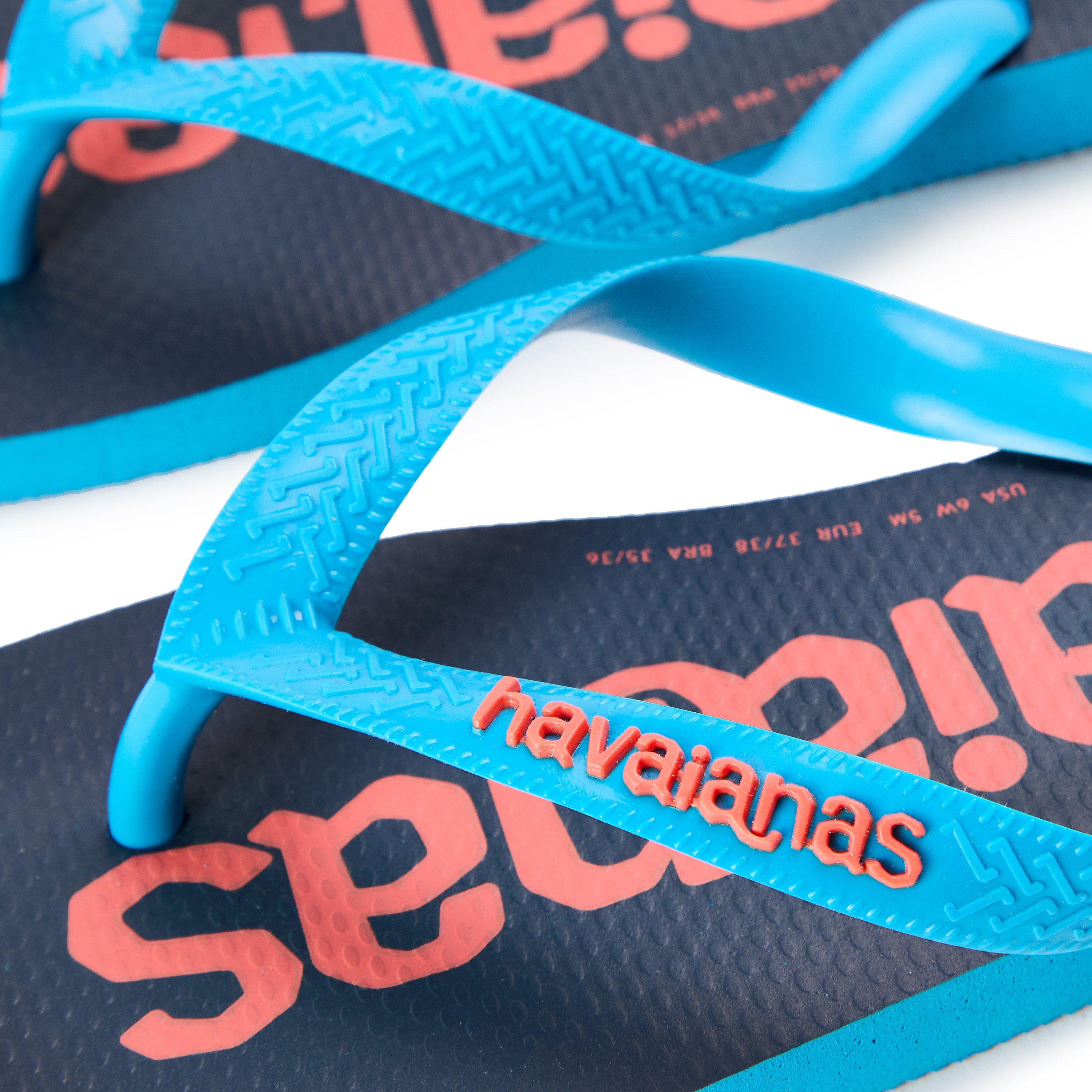 Turkoois - Havaianas - Hav. Top Logomania 2 Turquoise 35/3 Flip Flops Womens - 3