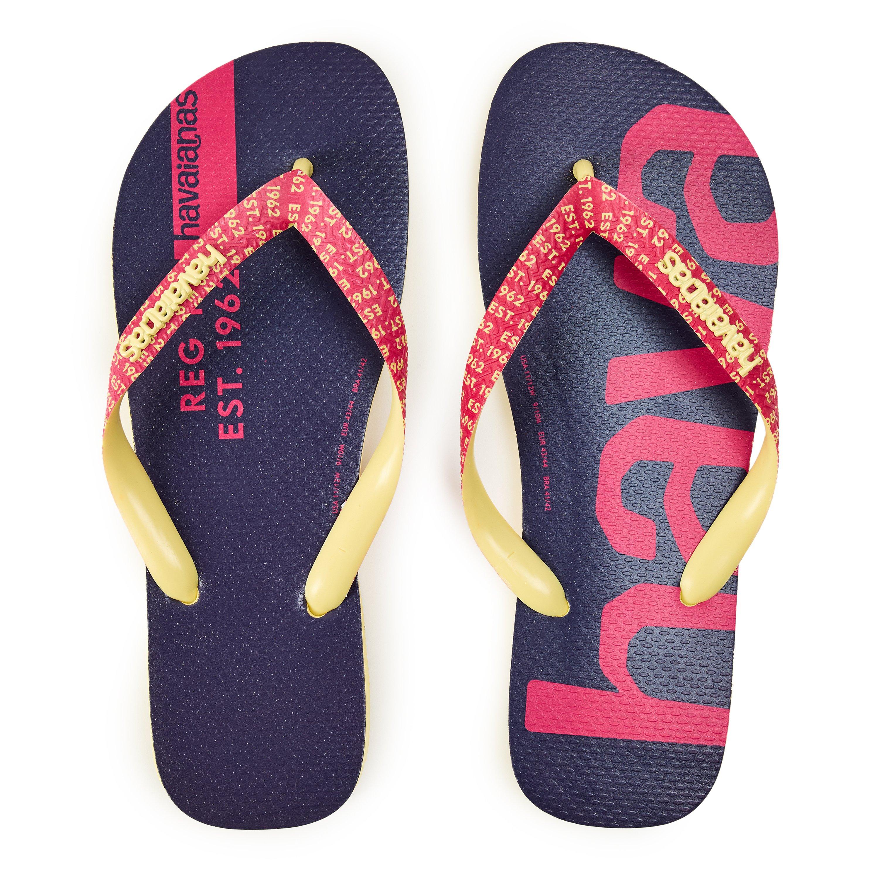 Giallo - Havaianas - Hav. Top Logomania Mid Tech Lemon Y Flip Flops Womens - 4