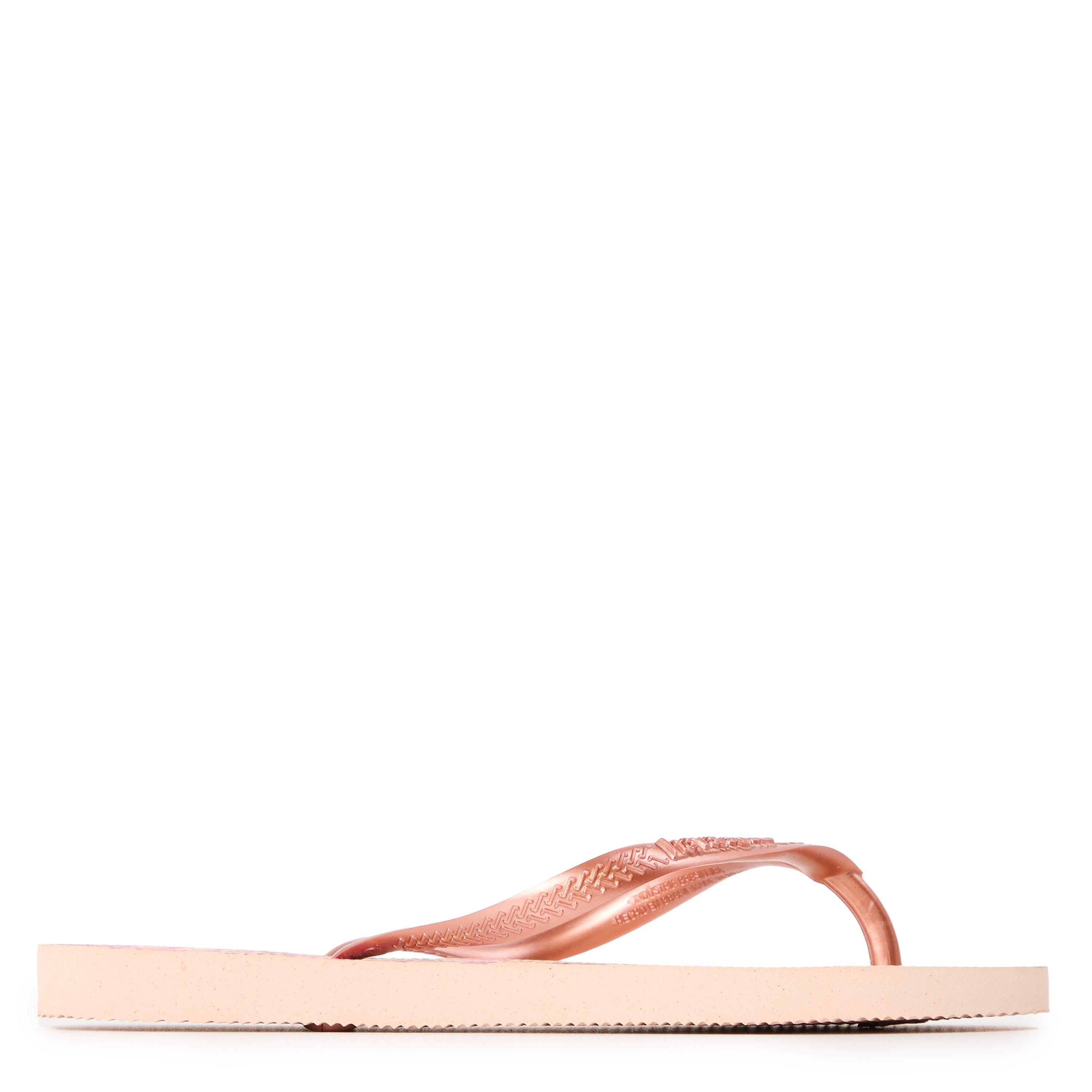 Rosa - Havaianas - Hav. Slim Organic Ballet Rose/Golde Flip Flops Womens - 1