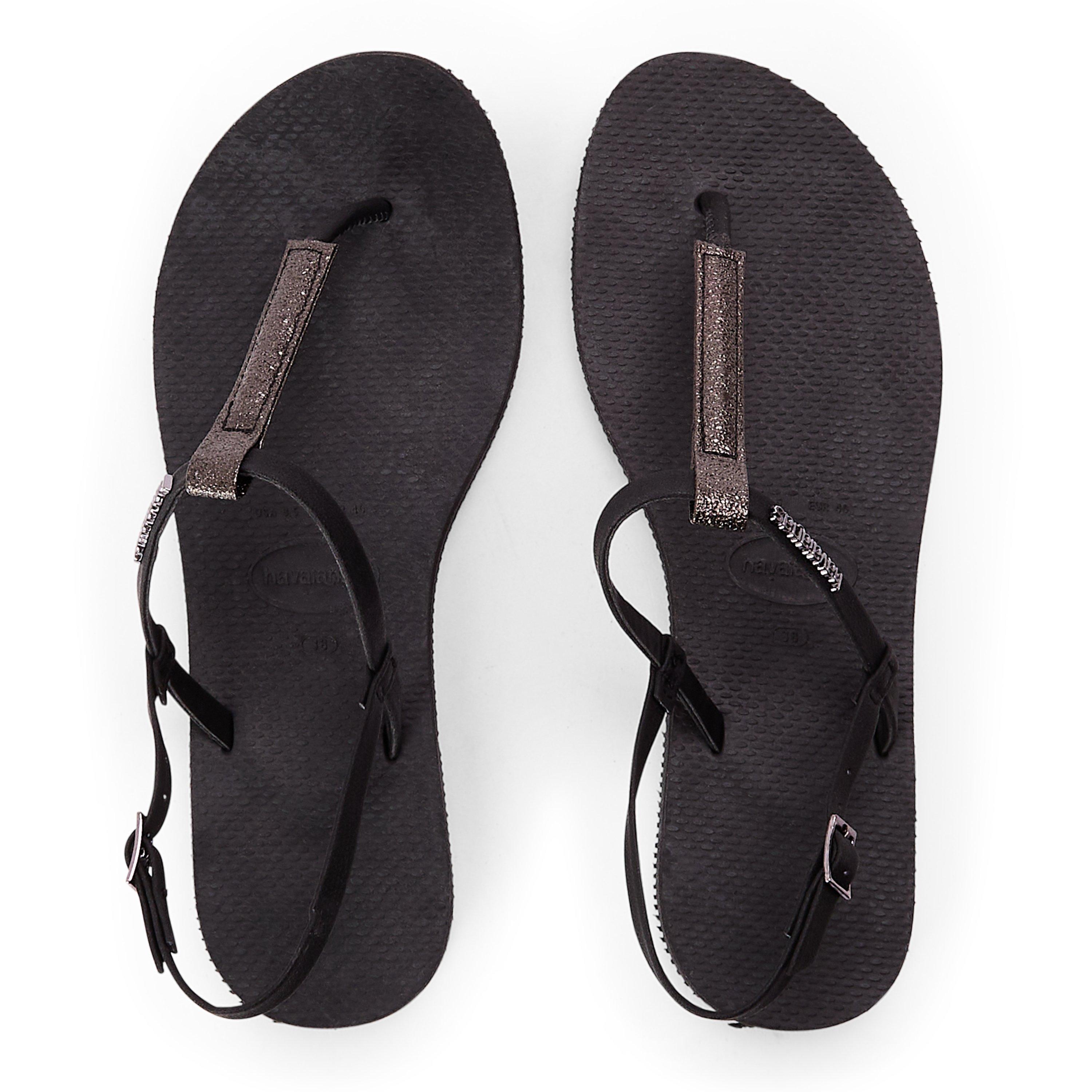 Zwart - Havaianas - Hav. You Rio Black 38 Flip Flops Womens - 4
