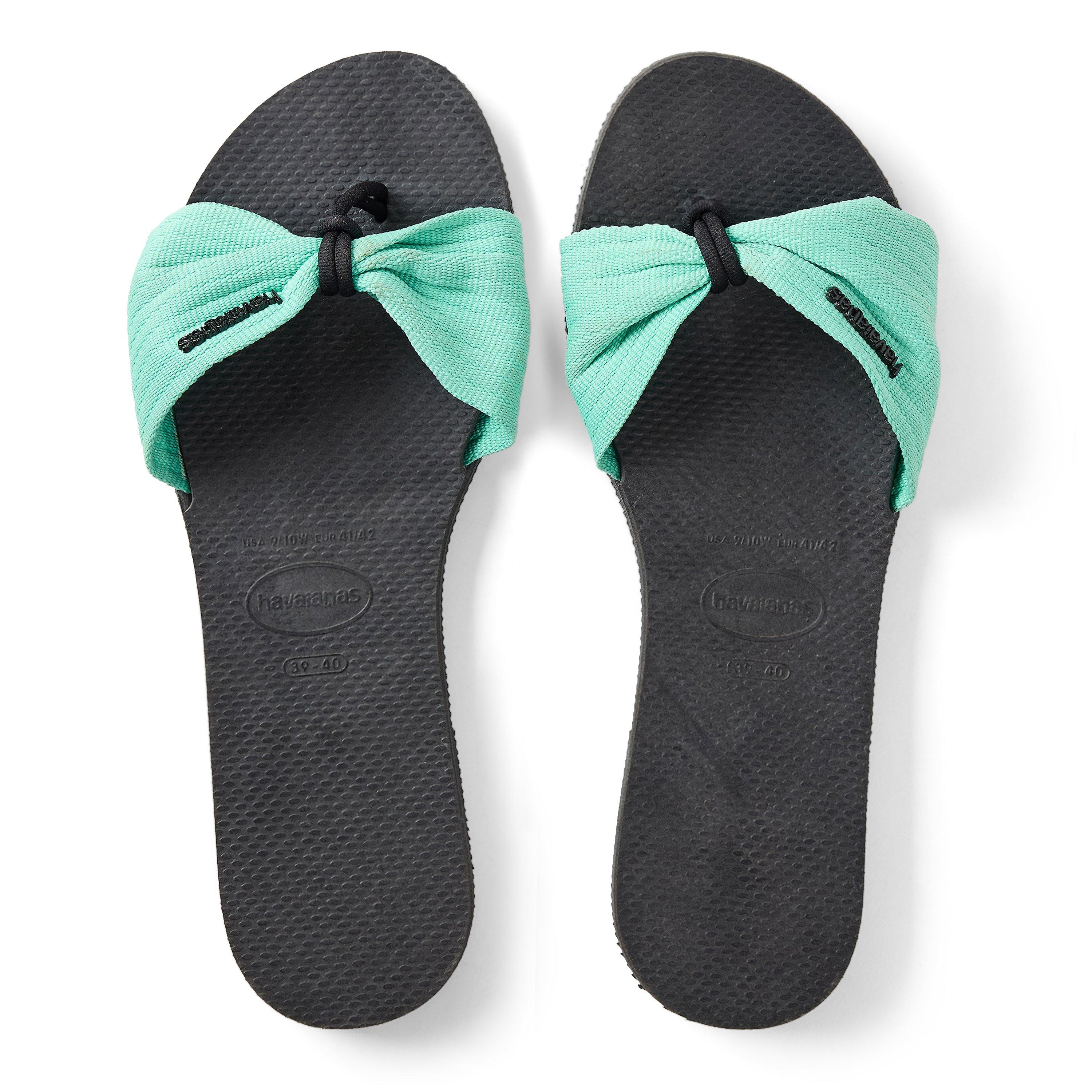 Black - Havaianas - Hav. You St Tropez Basic Black 39/4 Flip Flops Womens - 4