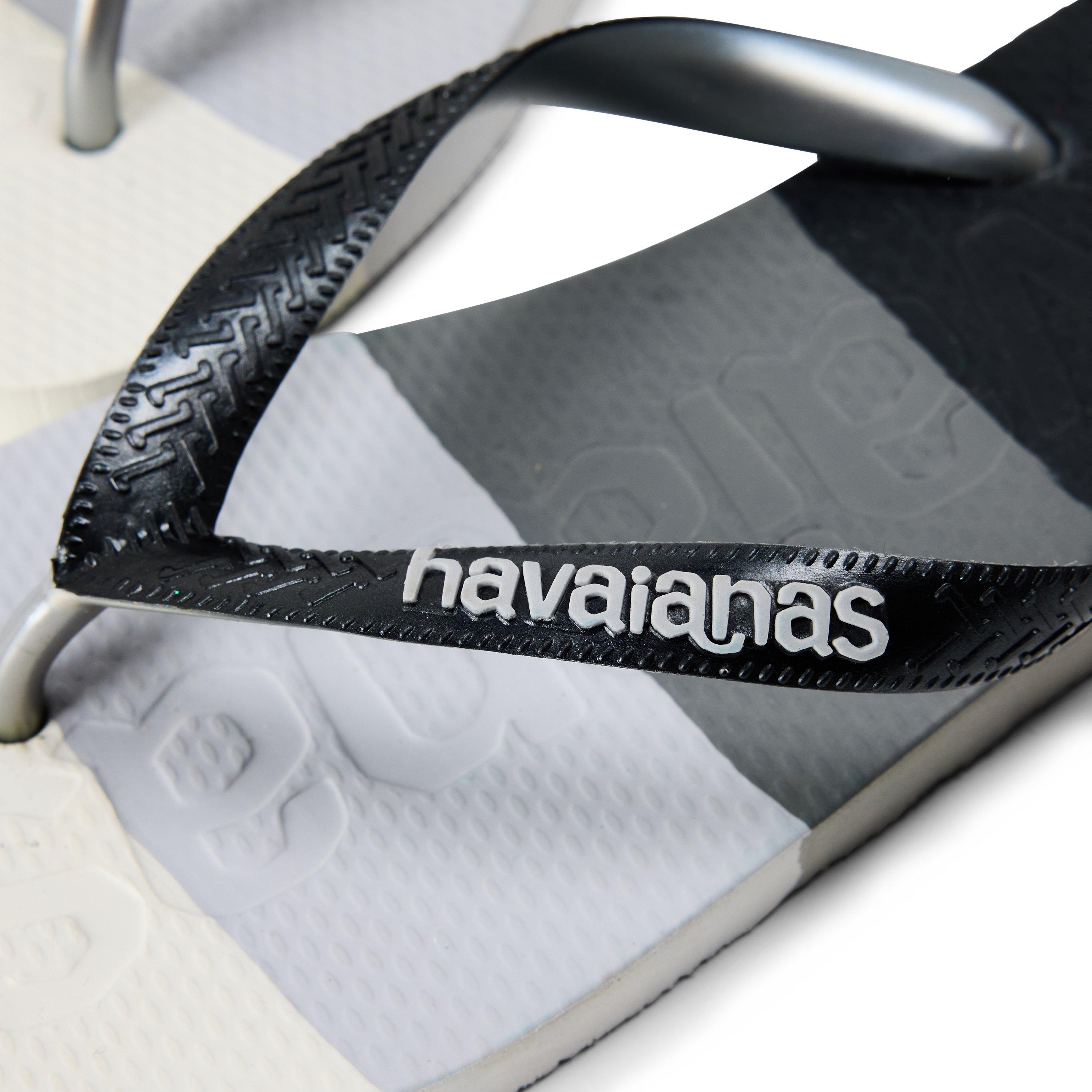 Schwarz - Havaianas - Hav. Top Logomania Multicolor Gradi Flip Flops Womens - 3