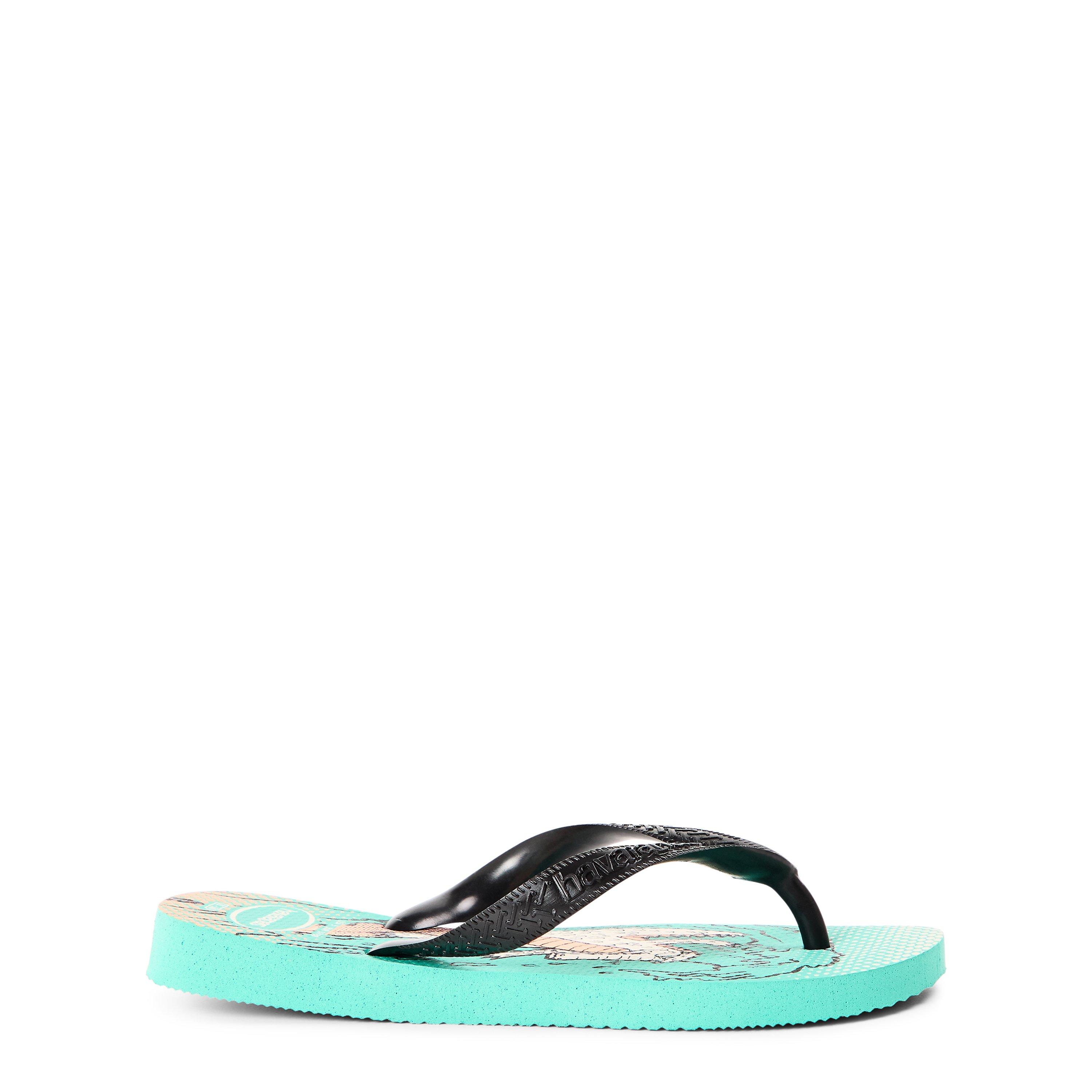 Havaianas Women's Flip Flops - Grn/Blk - 3/4