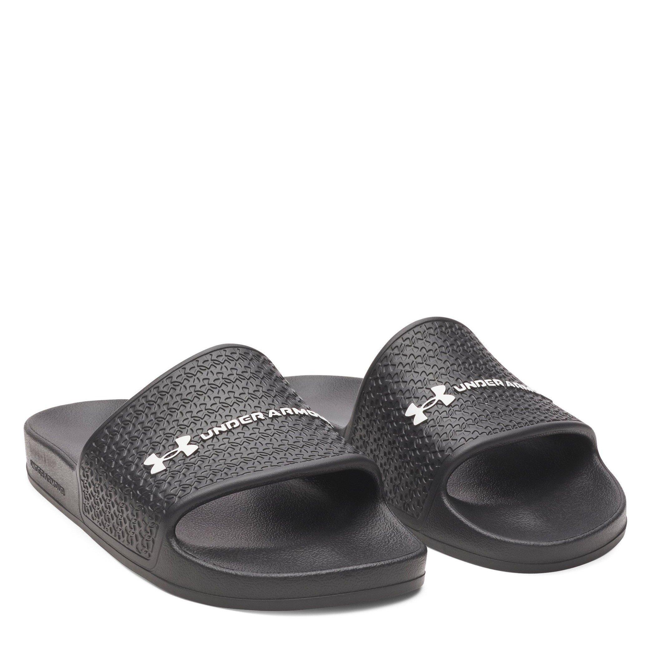 Black/Blk/White - Under Armour - Armr Slide Lite Ld62 - 5
