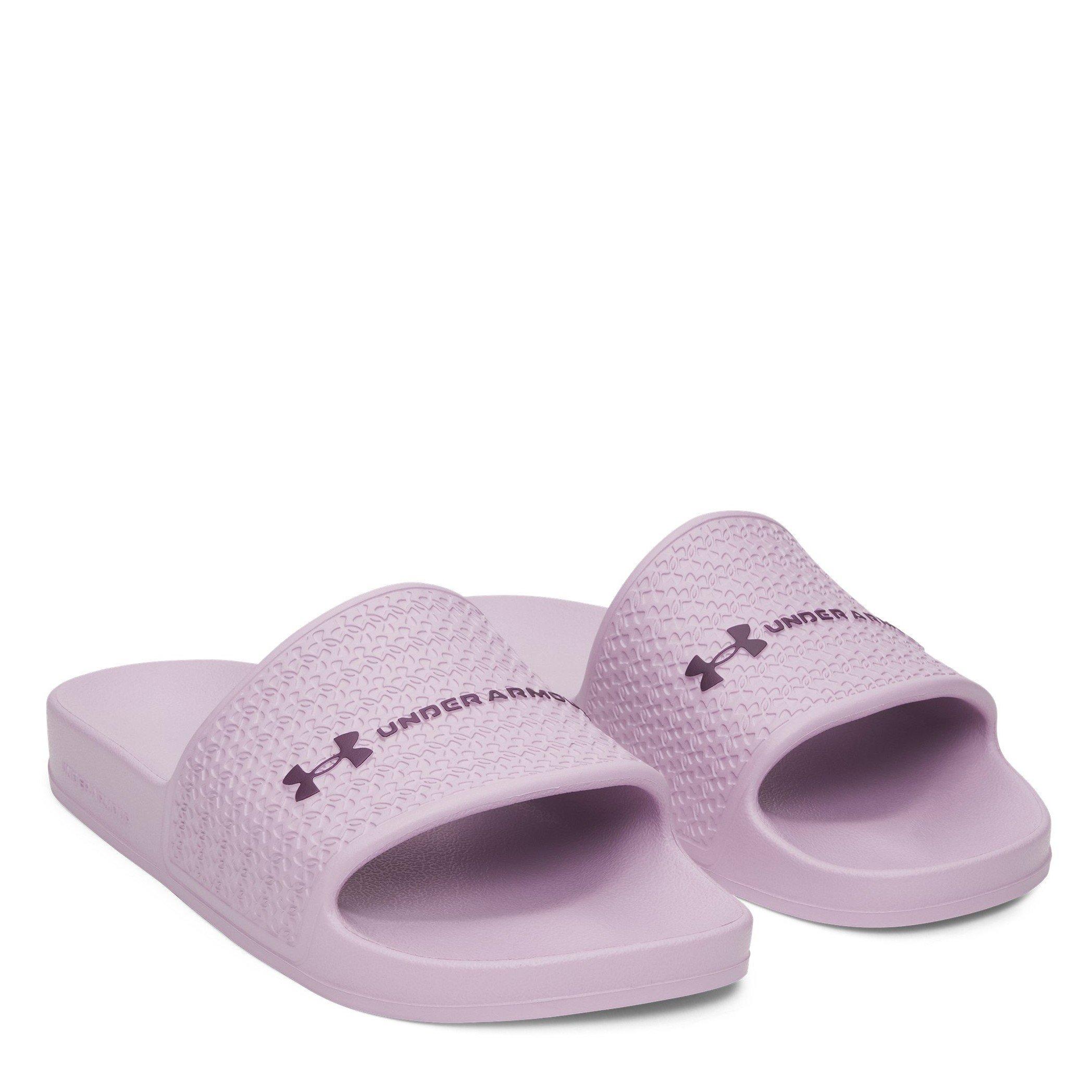 Pink/Purple - Under Armour - Women's Pool Sliders - 5