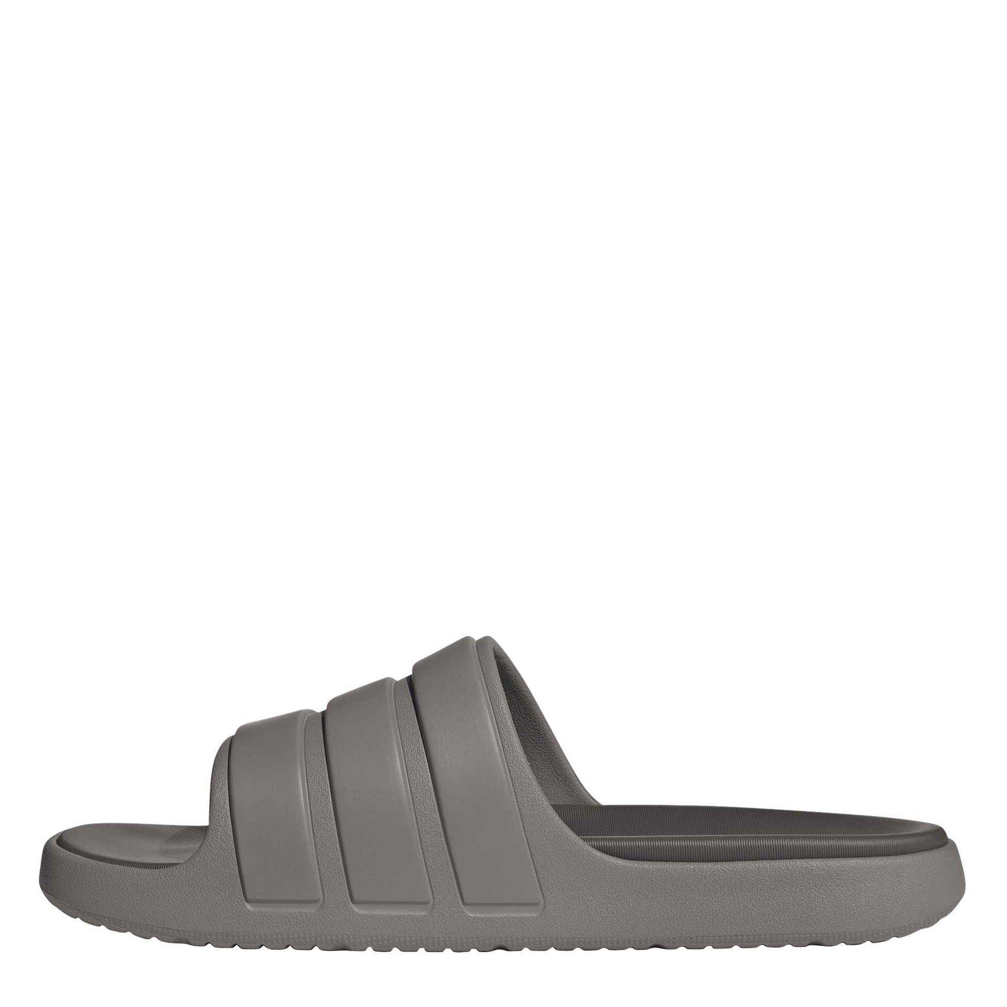 Taupe/Charcoal - adidas - Women's Pool Sliders - 2