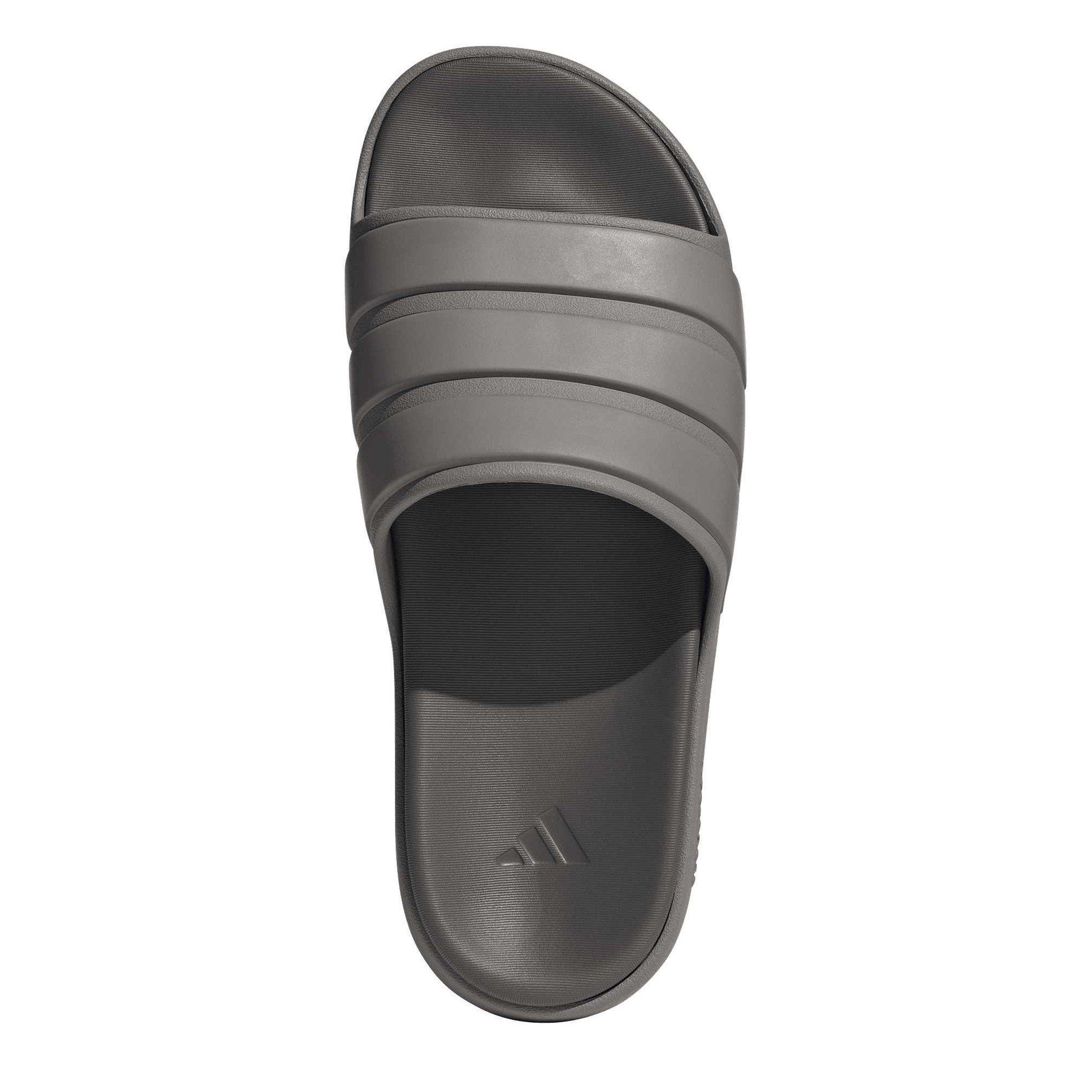 Taupe/Charcoal - adidas - Women's Pool Sliders - 5