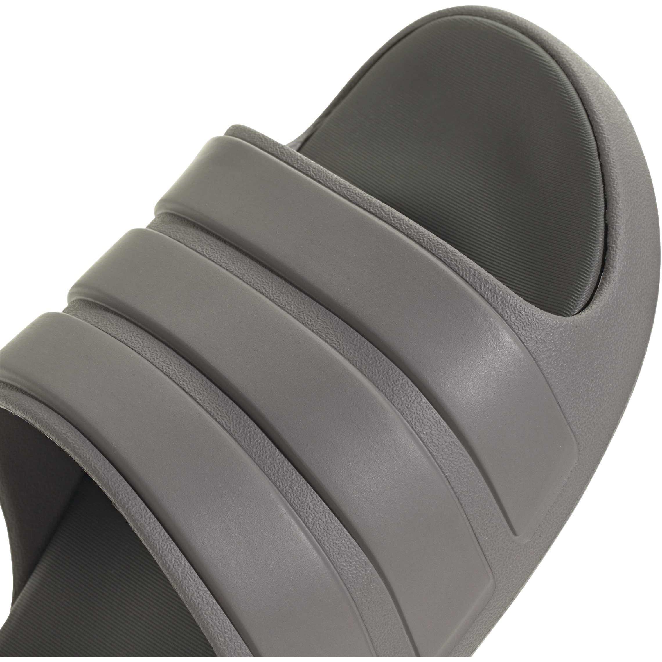 Taupe/Charcoal - adidas - Women's Pool Sliders - 7