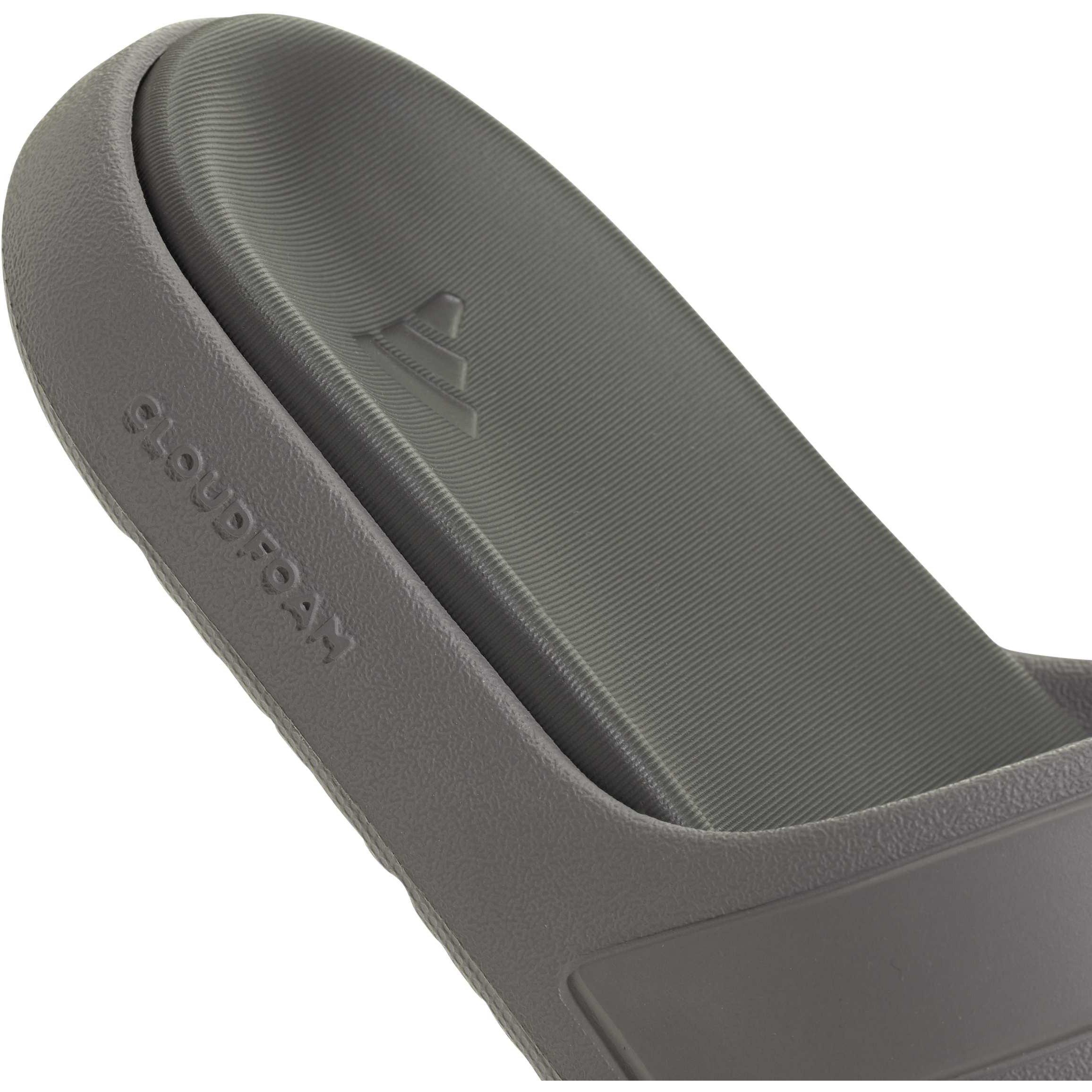 Taupe/Charcoal - adidas - Women's Pool Sliders - 8