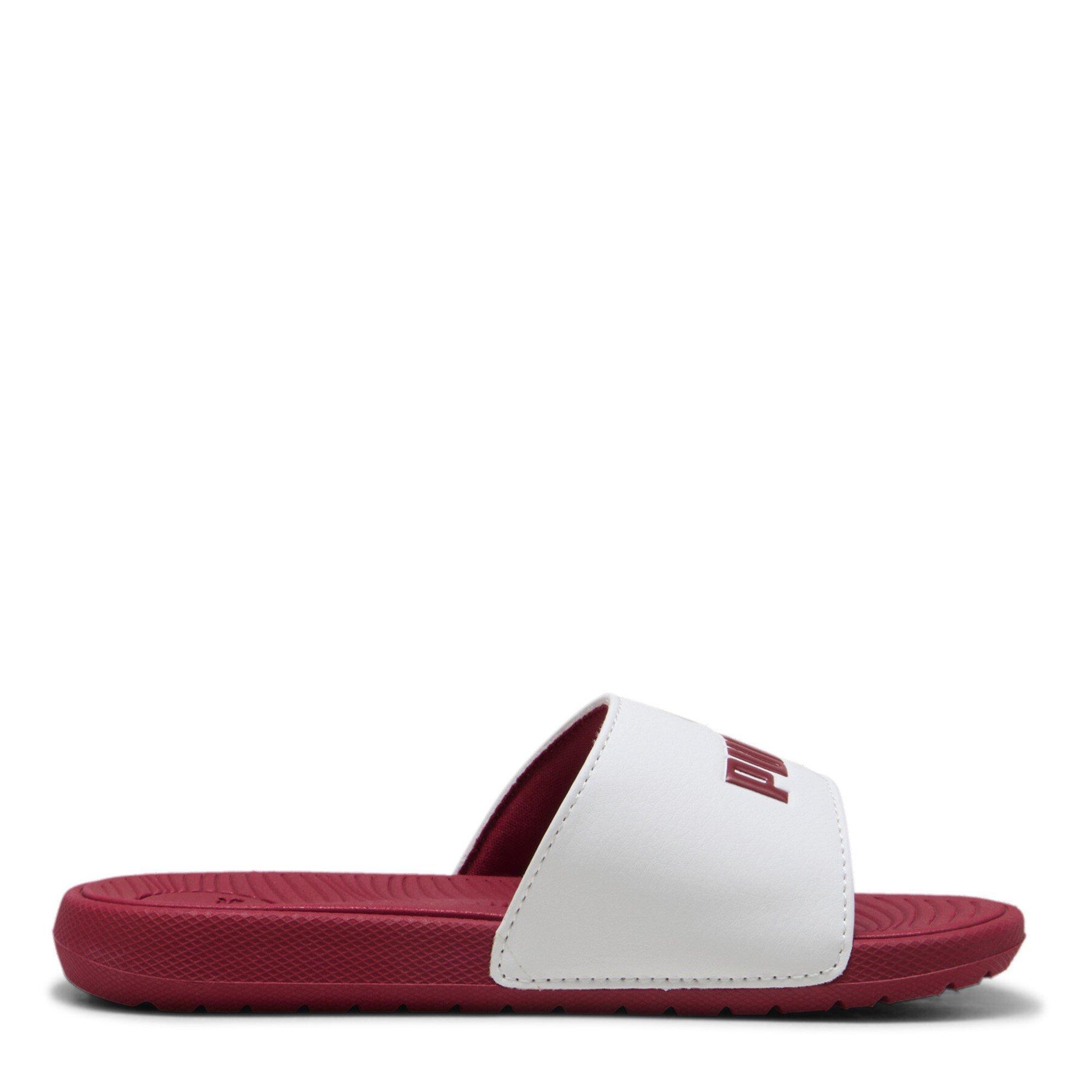 Dk.Crimson/Wht - Puma - Cool Cat 2.0 Sliders Childrens - 4