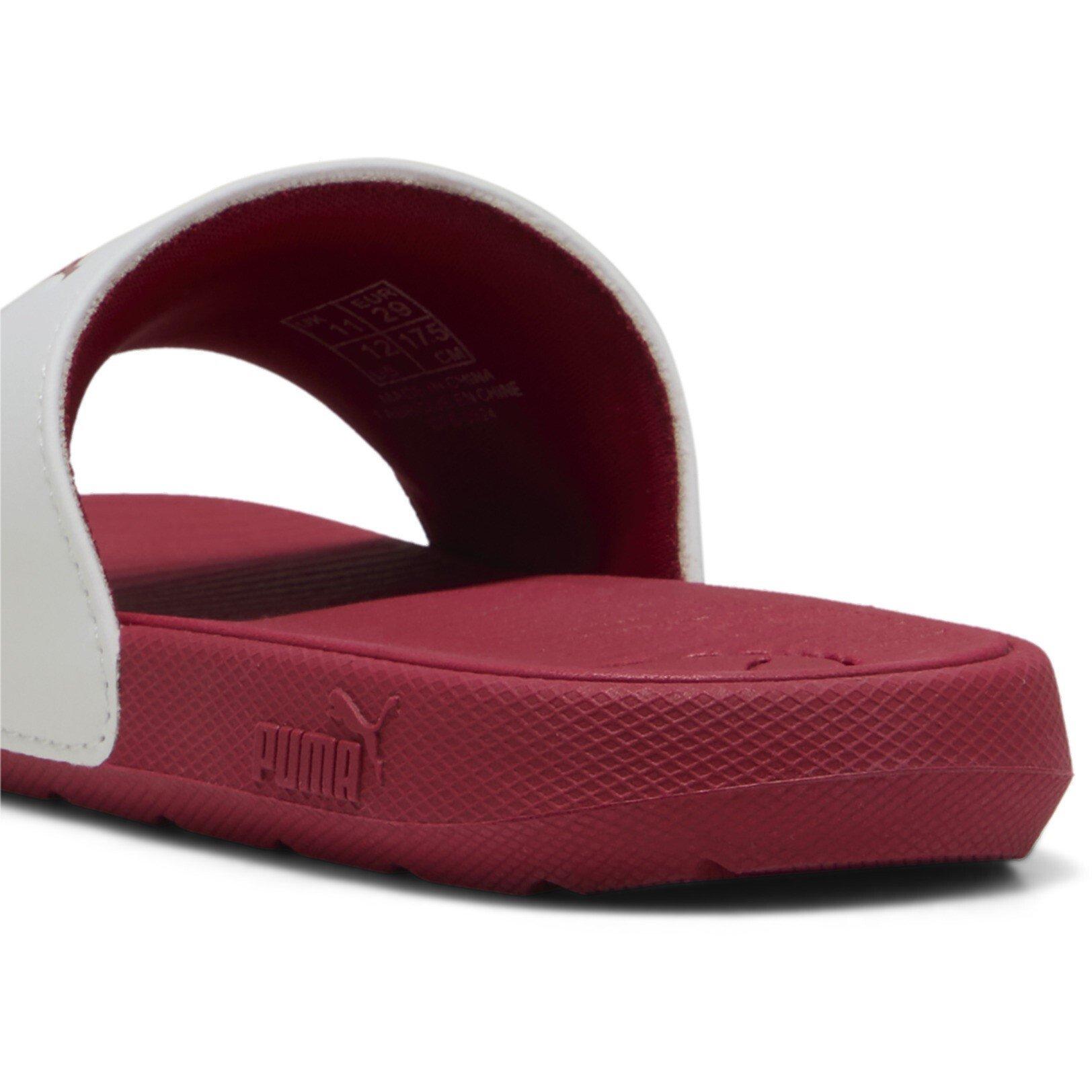 Dk.Crimson/Wht - Puma - Cool Cat 2.0 Sliders Childrens - 5