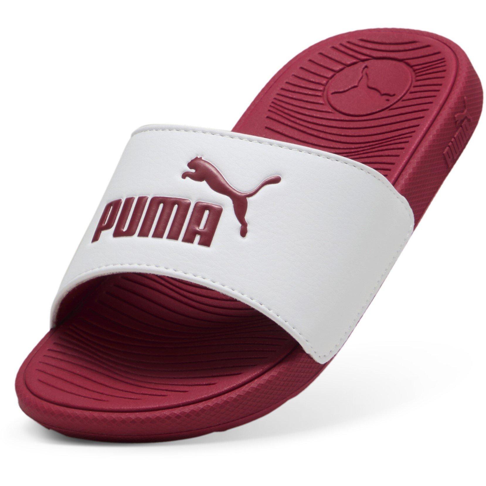 Dk.Crimson/Wht - Puma - Cool Cat 2.0 Sliders Childrens - 6
