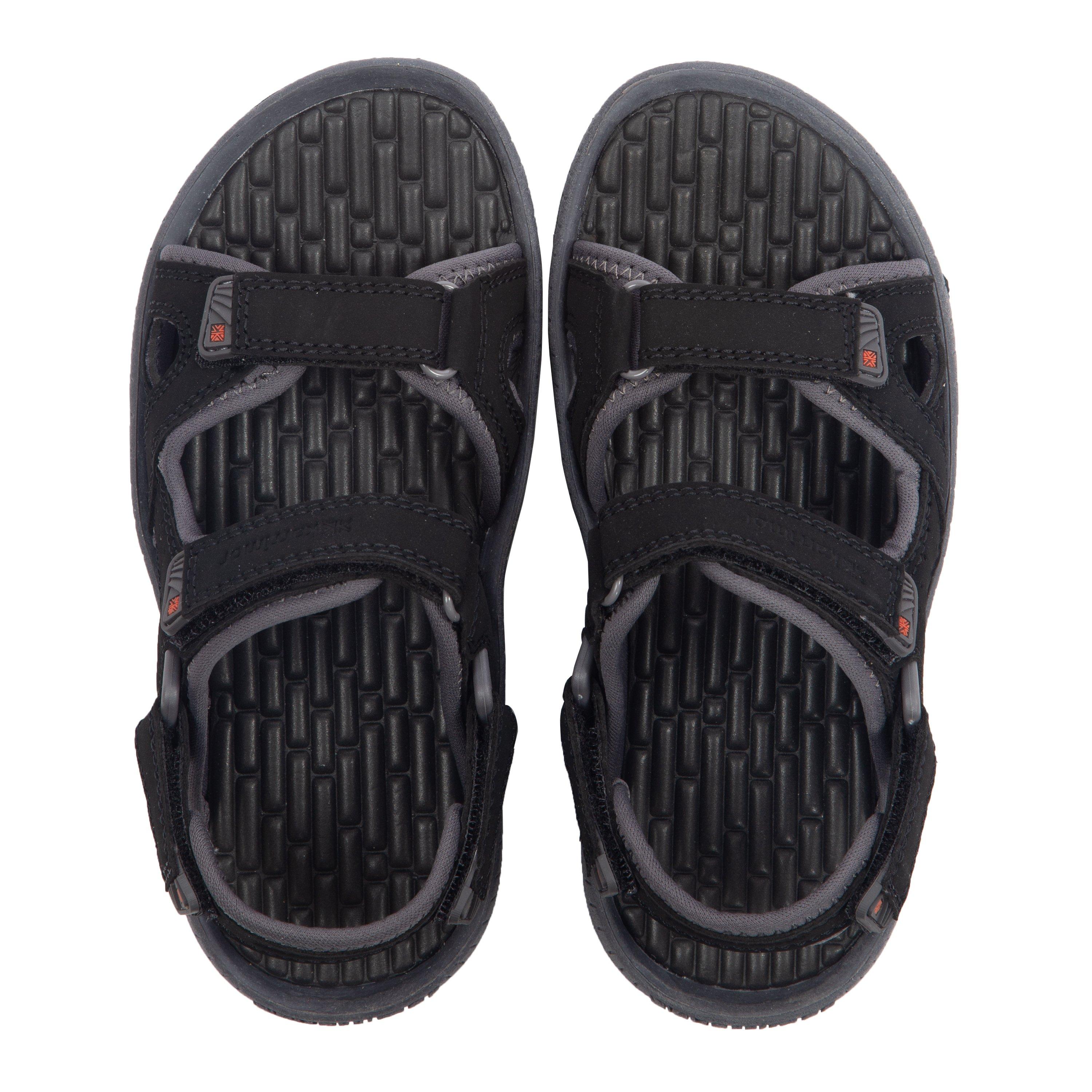 Preto/Vermelho/Char - Karrimor - Antibes Walking Sandals Childrens - 3