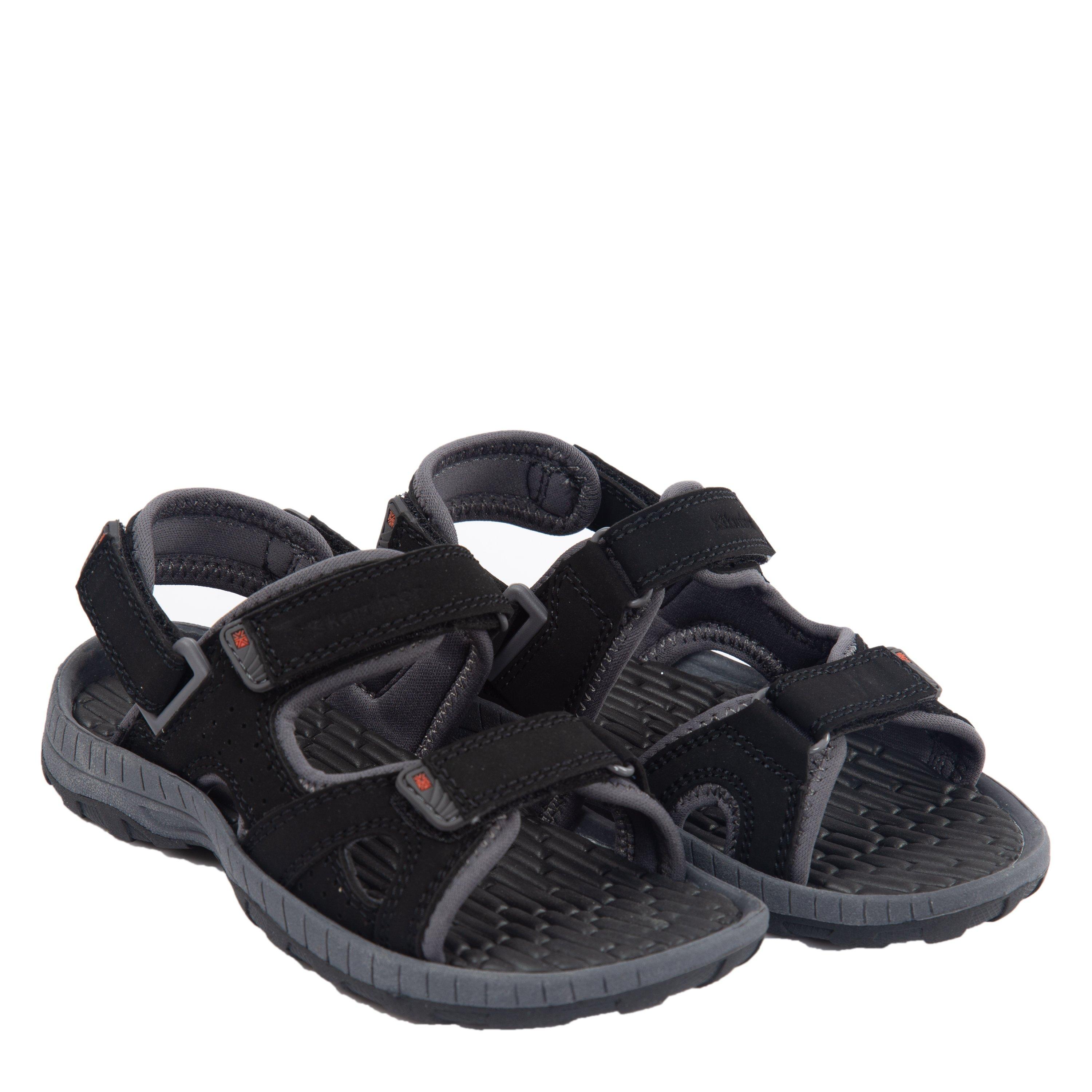 Preto/Vermelho/Char - Karrimor - Antibes Walking Sandals Childrens - 4