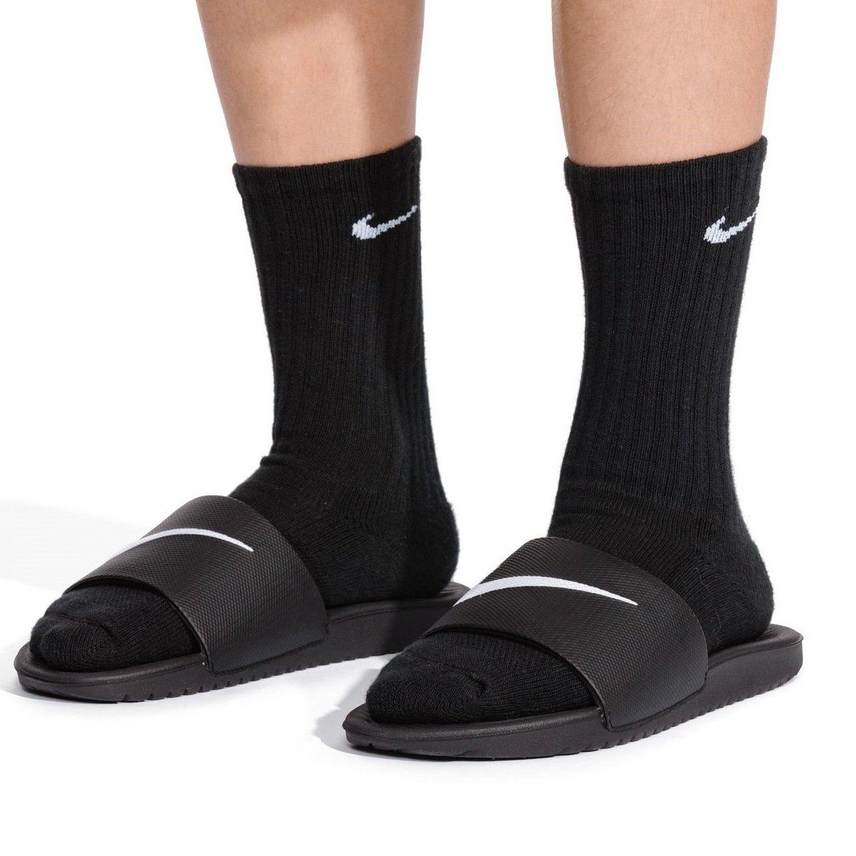 Zwart/Wit - Nike - Kawa Junior Slides - 6