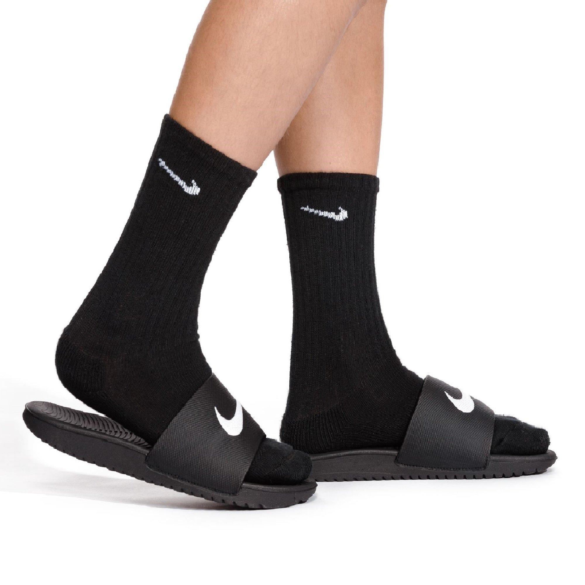 Zwart/Wit - Nike - Kawa Junior Slides - 8