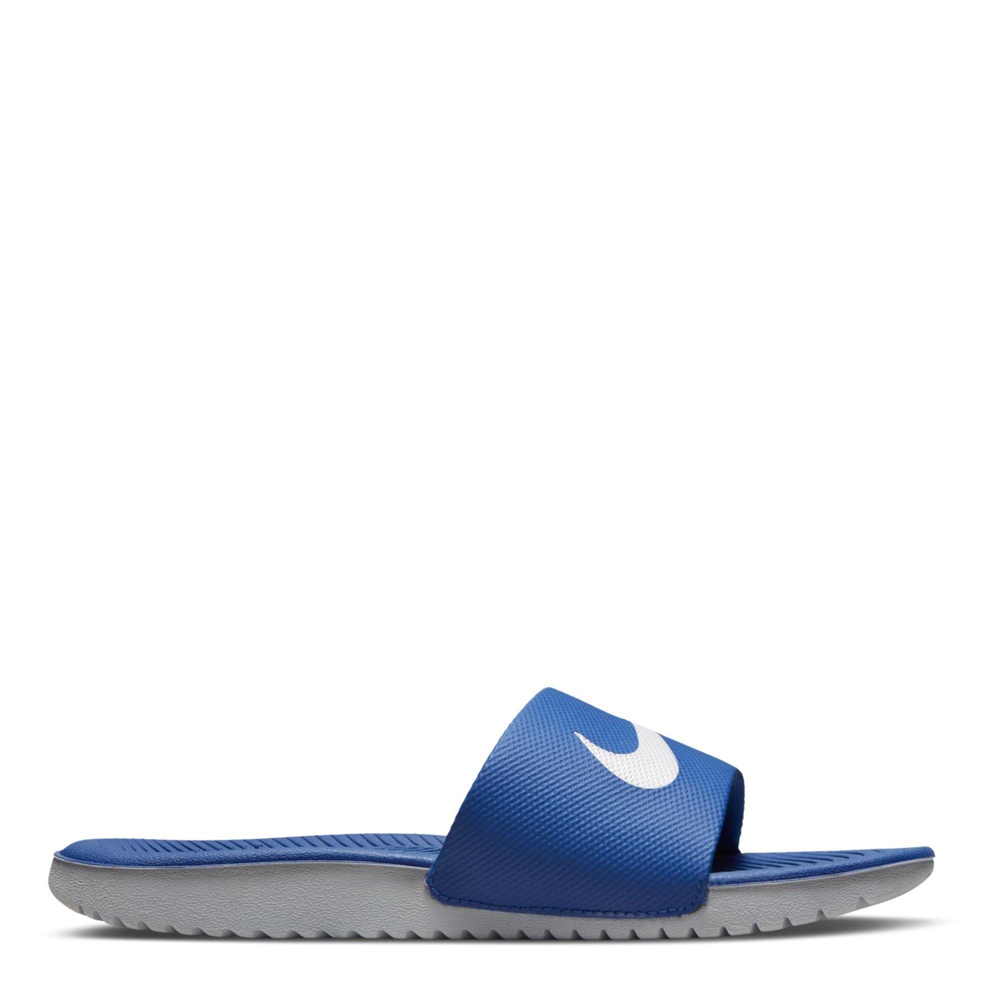 Blauw/Wit - Nike - Kawa Junior Slides - 1
