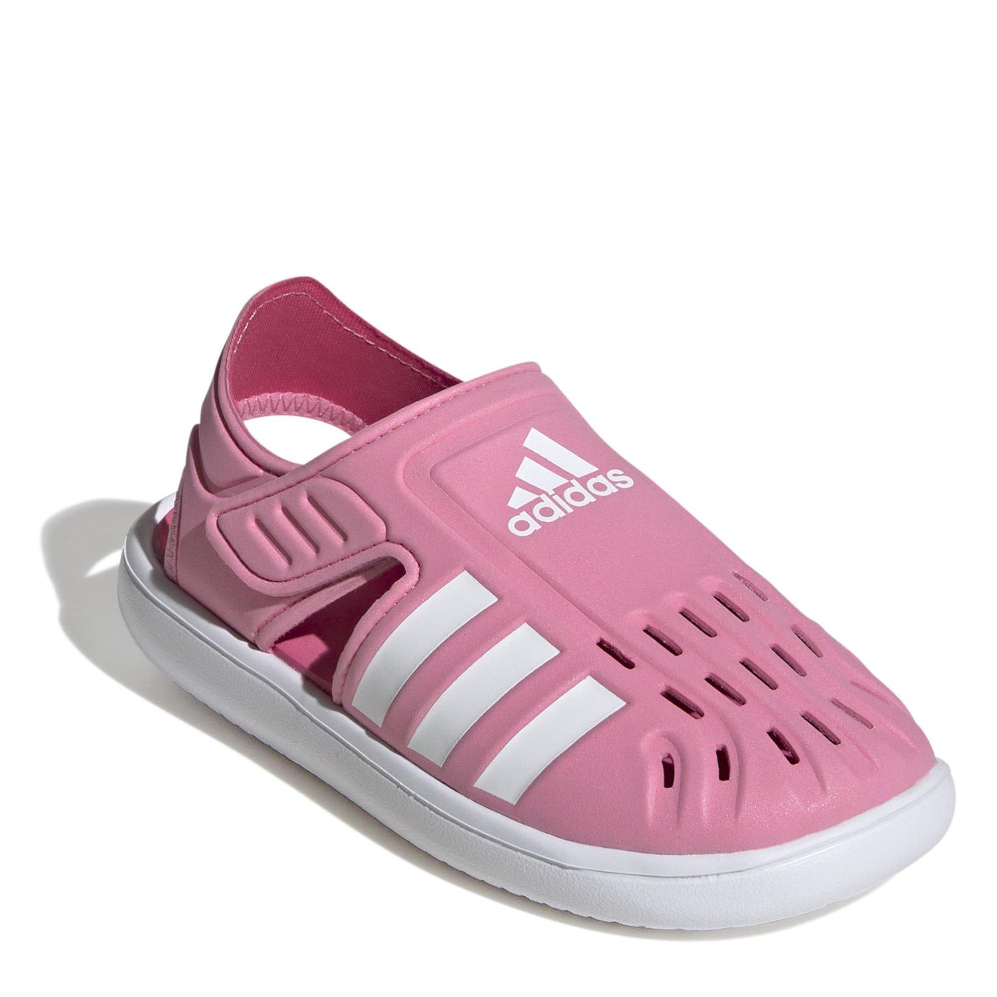 Pink/Magenta - adidas - Summer Closed Toe Child Girls Water Sandals - 3