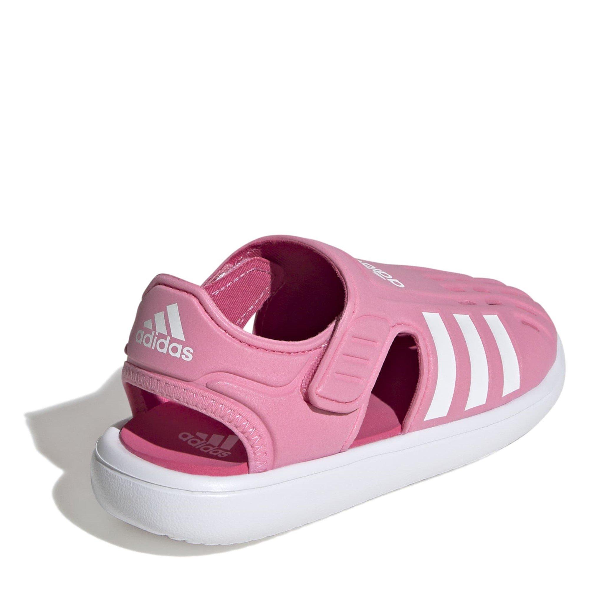 Pink/Magenta - adidas - Summer Closed Toe Child Girls Water Sandals - 4