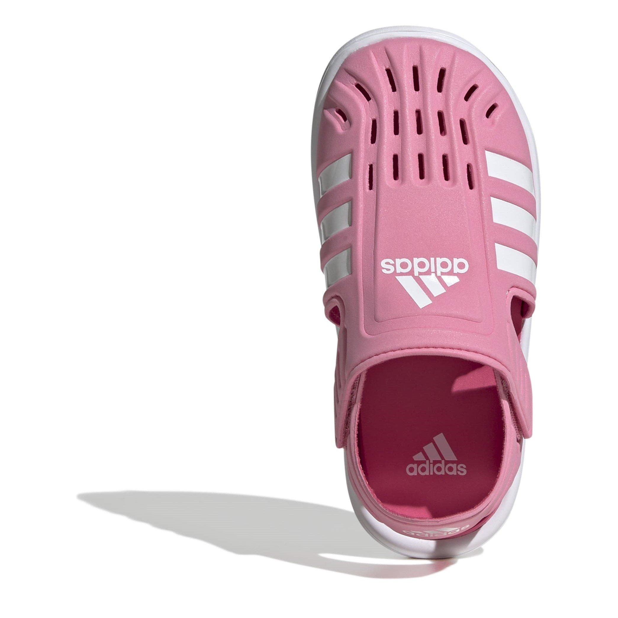 Pink/Magenta - adidas - Summer Closed Toe Child Girls Water Sandals - 5