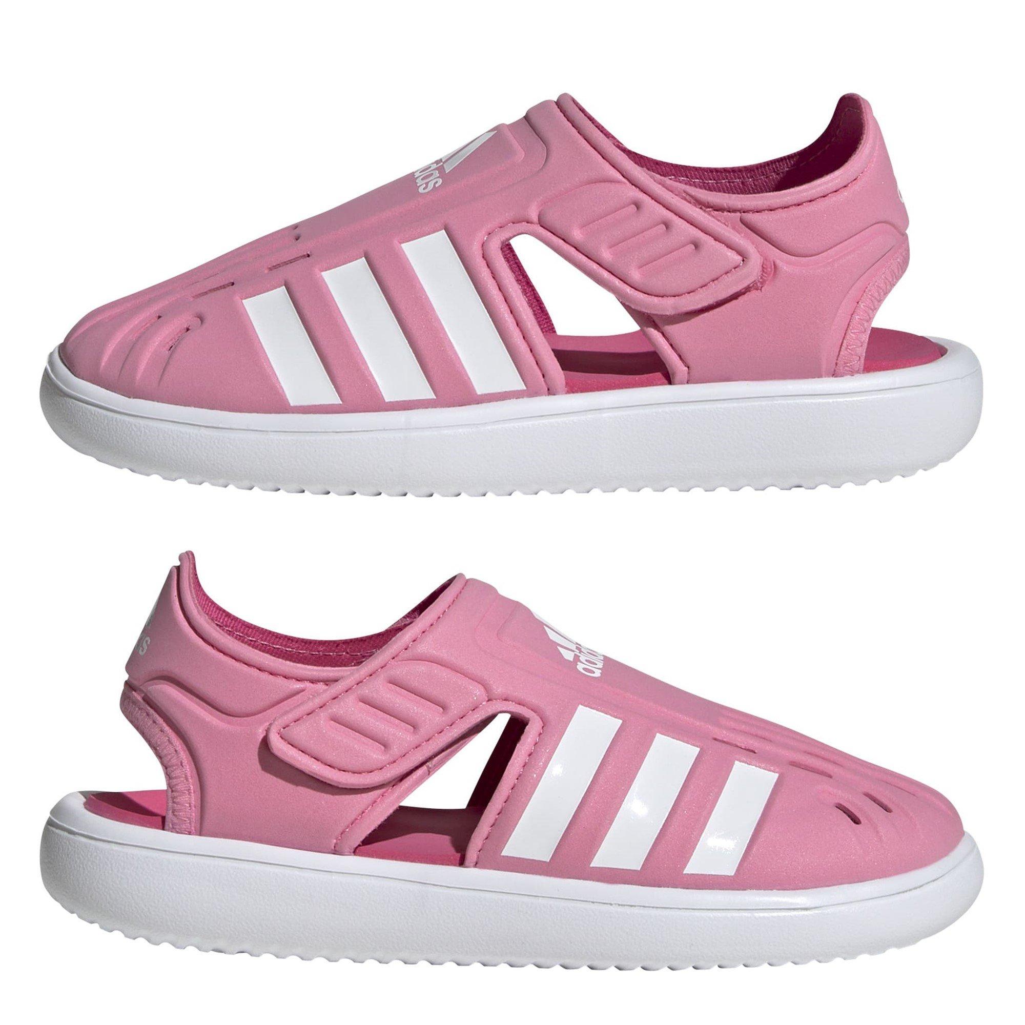Pink/Magenta - adidas - Summer Closed Toe Child Girls Water Sandals - 9