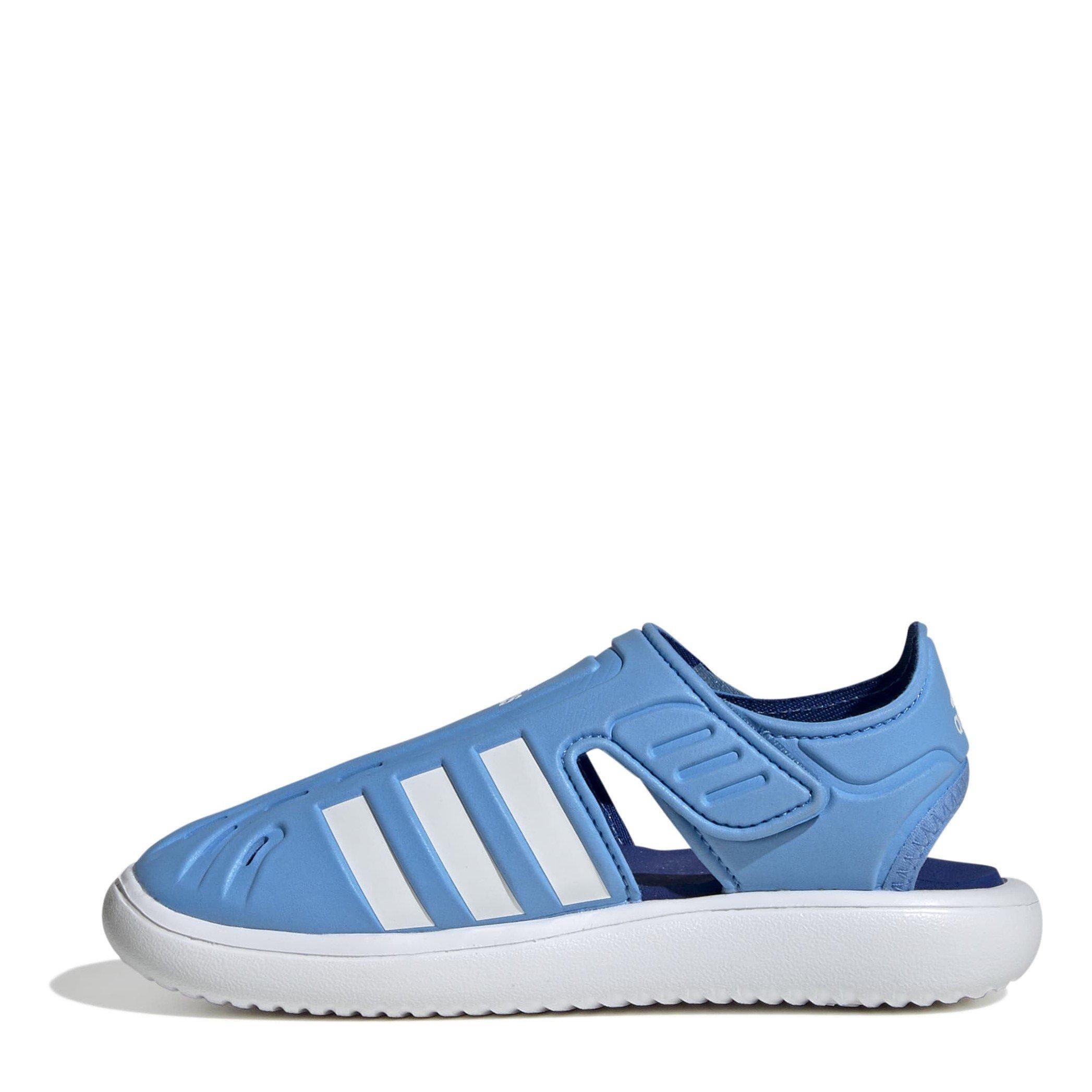 Blue/Wht/R.Blue - adidas - Summer Closed Toe Childrens Water Sandals - 2