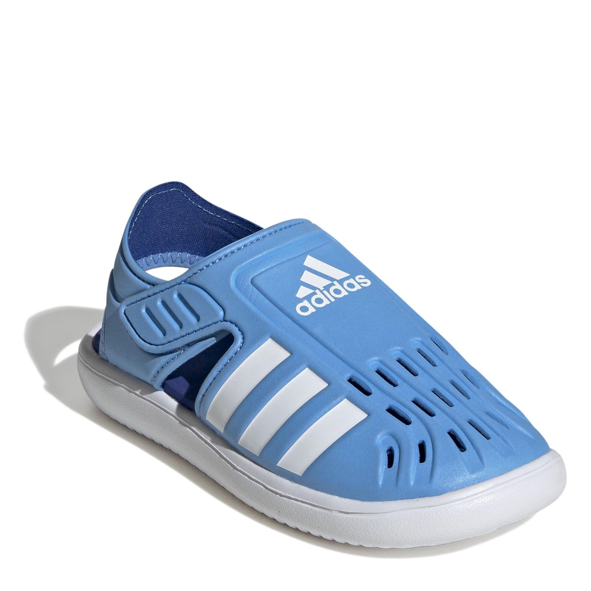 Blue/Wht/R.Blue - adidas - Summer Closed Toe Childrens Water Sandals - 3