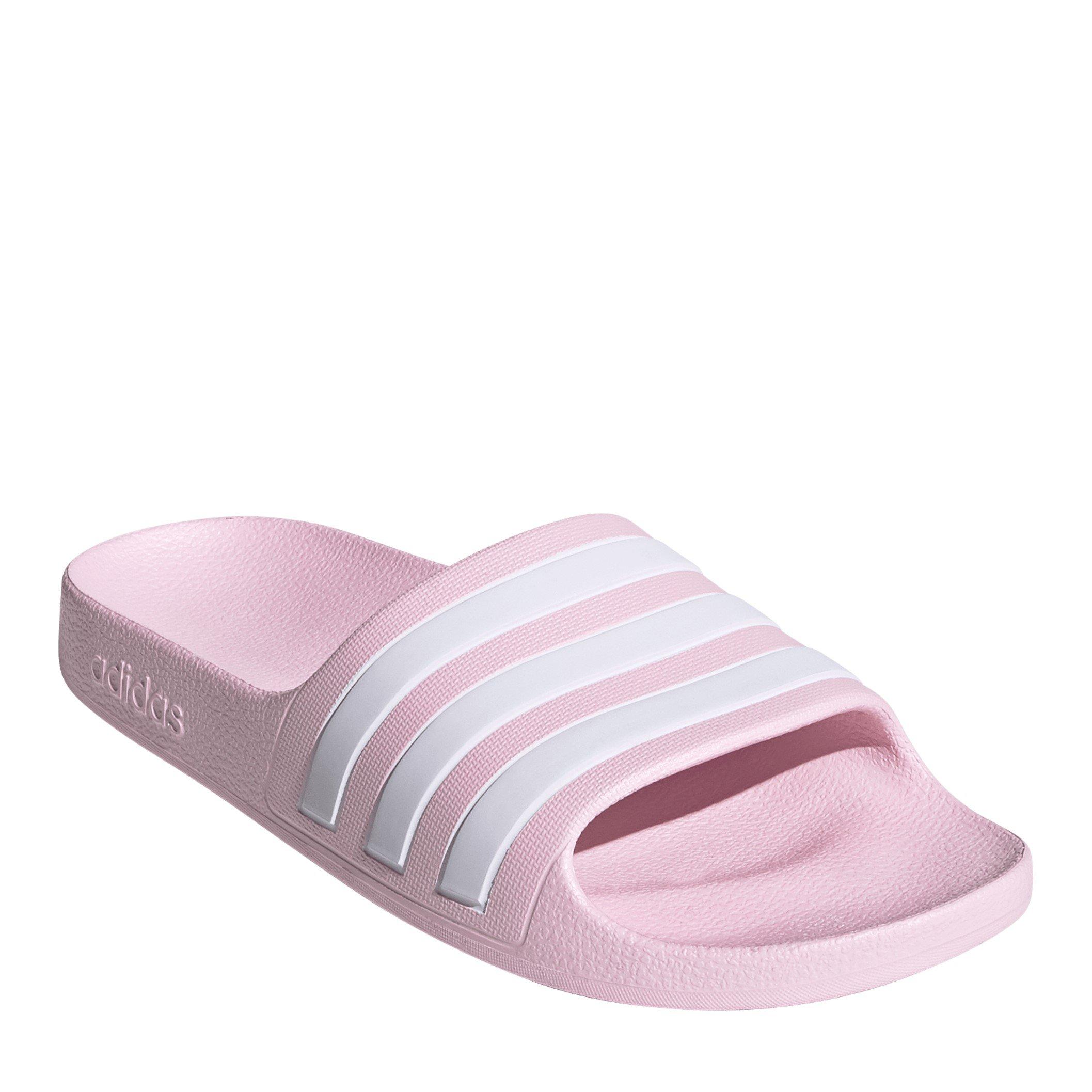 Pink/White - adidas - Adilette Aqua Slide Boys - 3