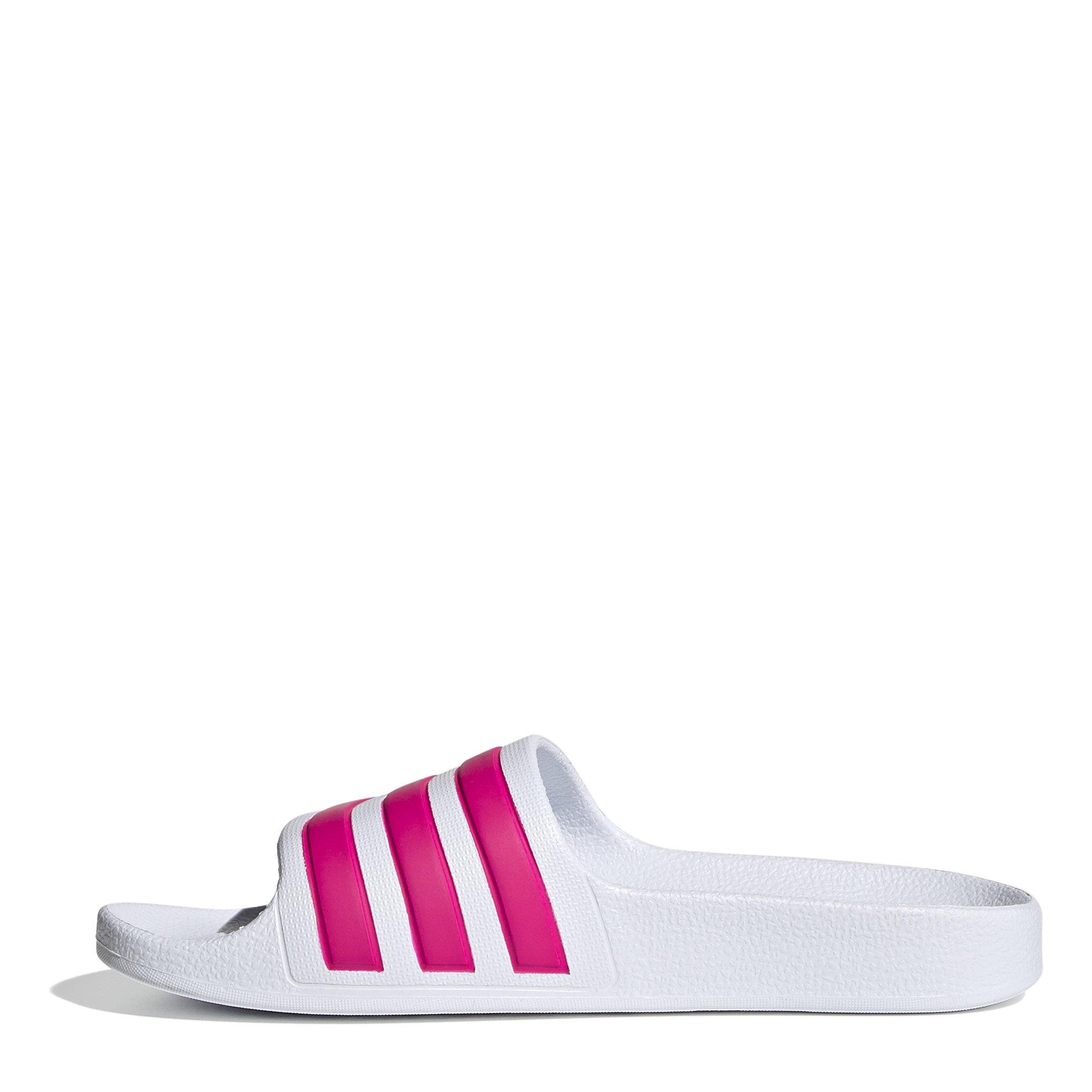 Blanco/Rosa - adidas - Adilette Aqua Slide Girls - 2