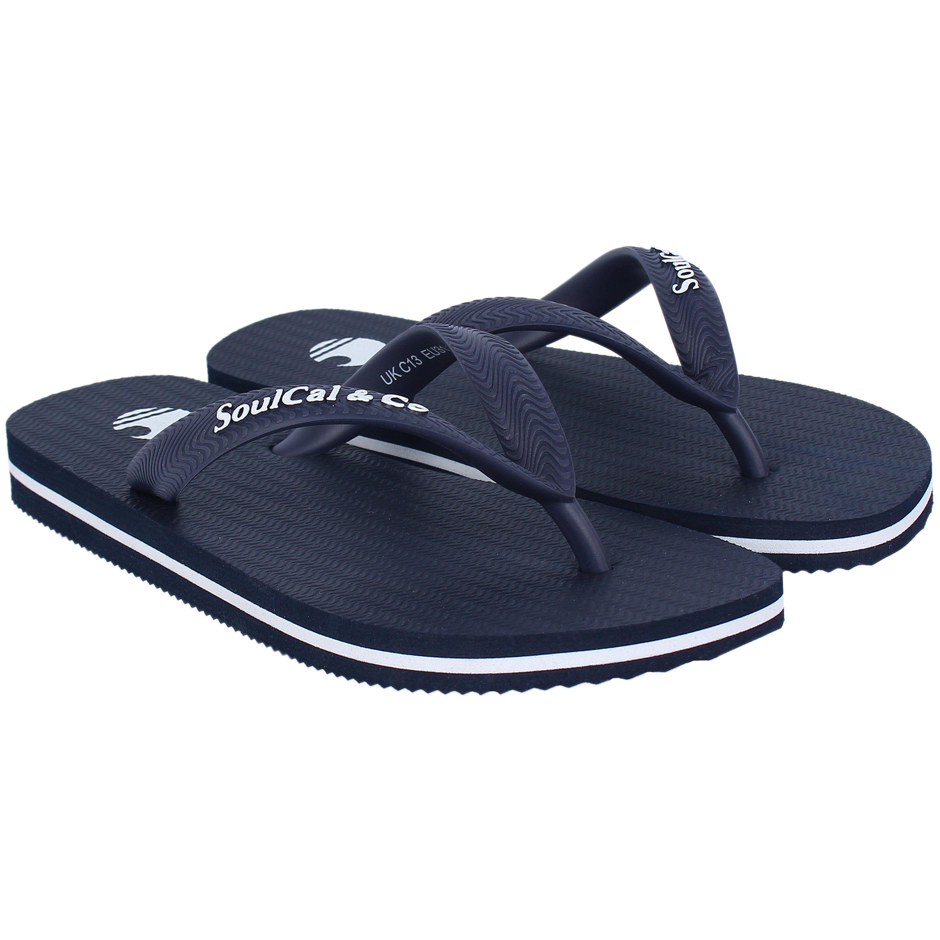 Blue - SoulCal - Maui Childrens Flip Flops - 5