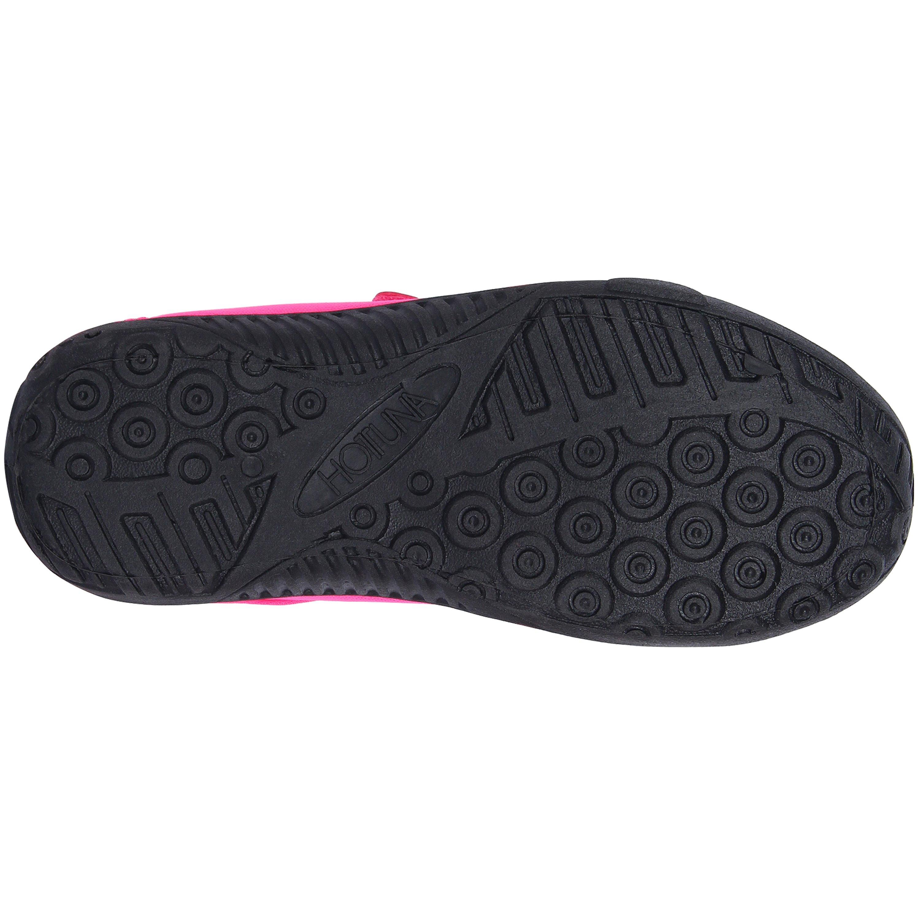 Rose/Noir - Hot Tuna - Splasher Strap Childrens Aqua Water Shoes - 2